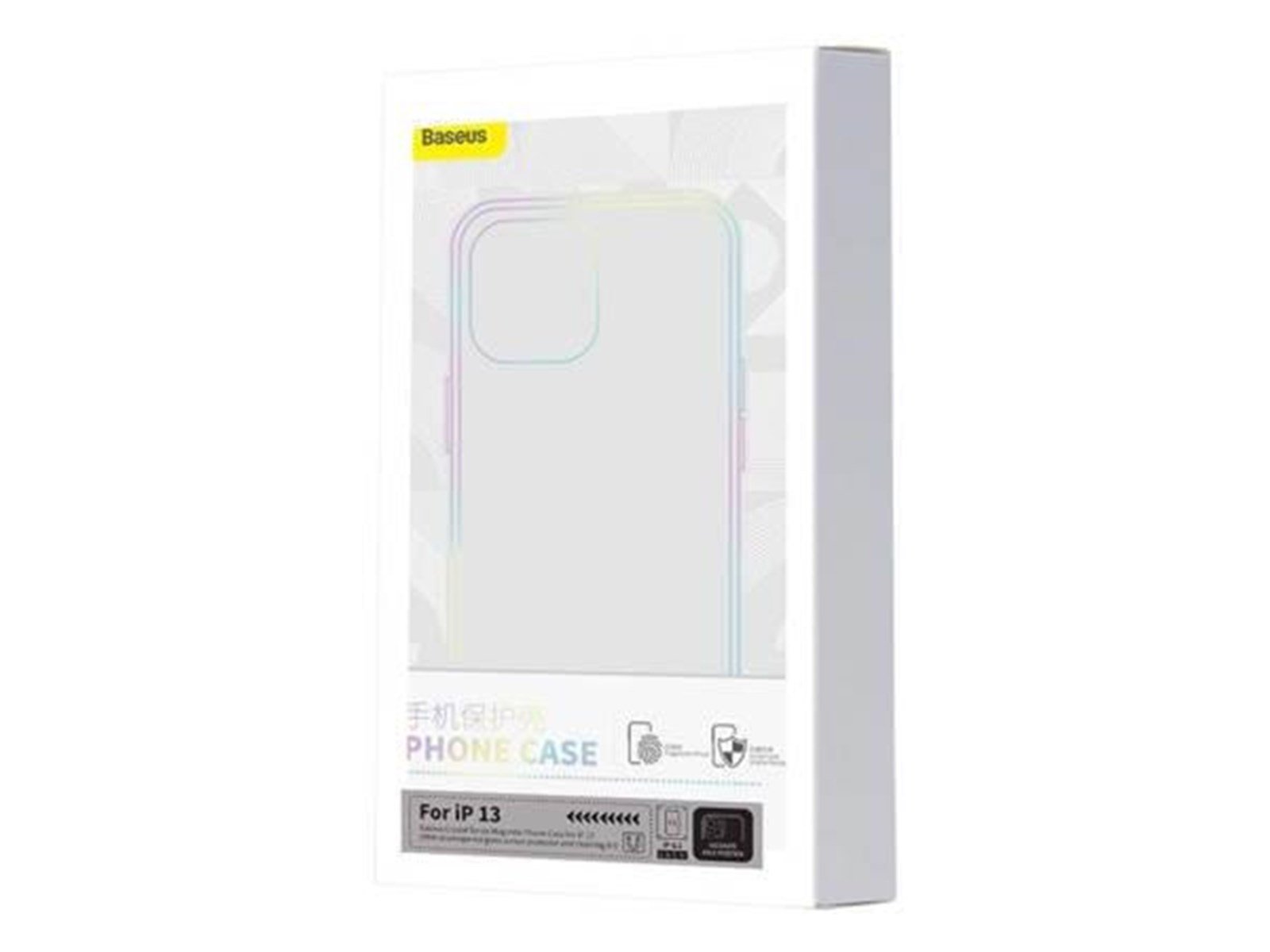 Baseus Magnetic Crystal Clear for iPhone 13 (transparent) with all-tempered-glass screen protector and cleaning kit
