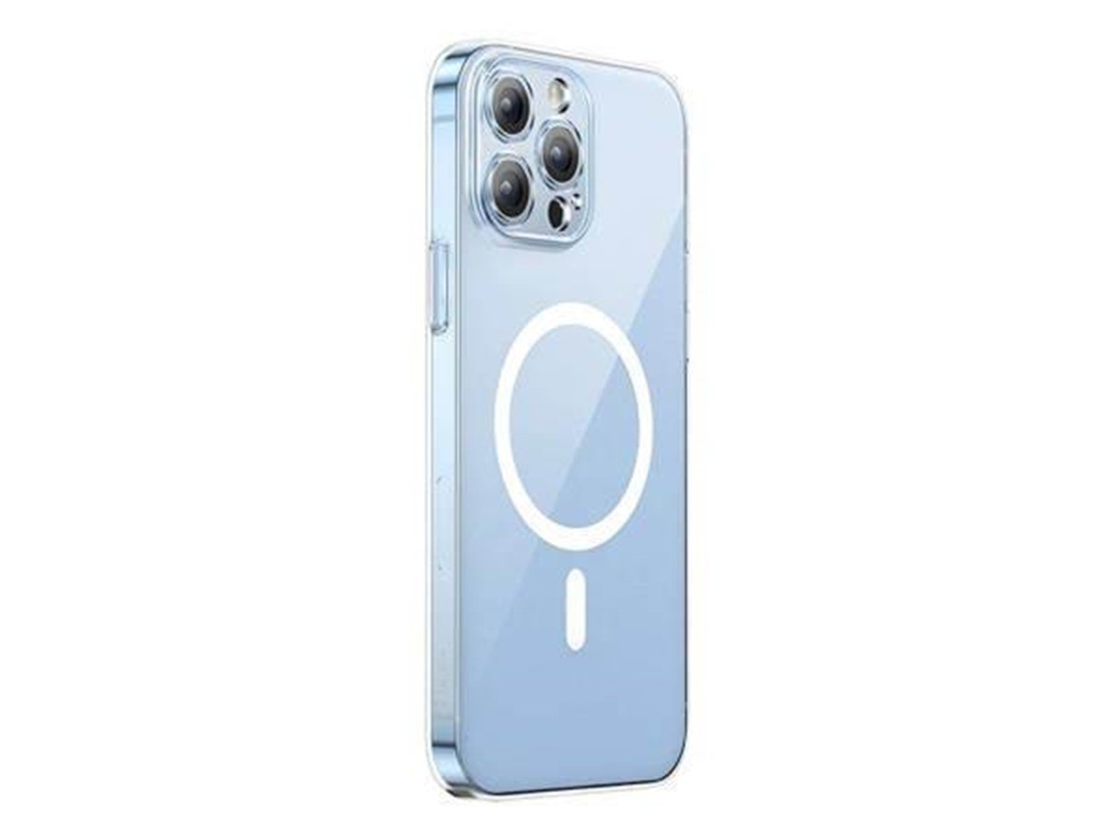 Baseus Magnetic Crystal Clear for iPhone 13 Pro (transparent) with all-tempered-glass screen protector and cleaning kit