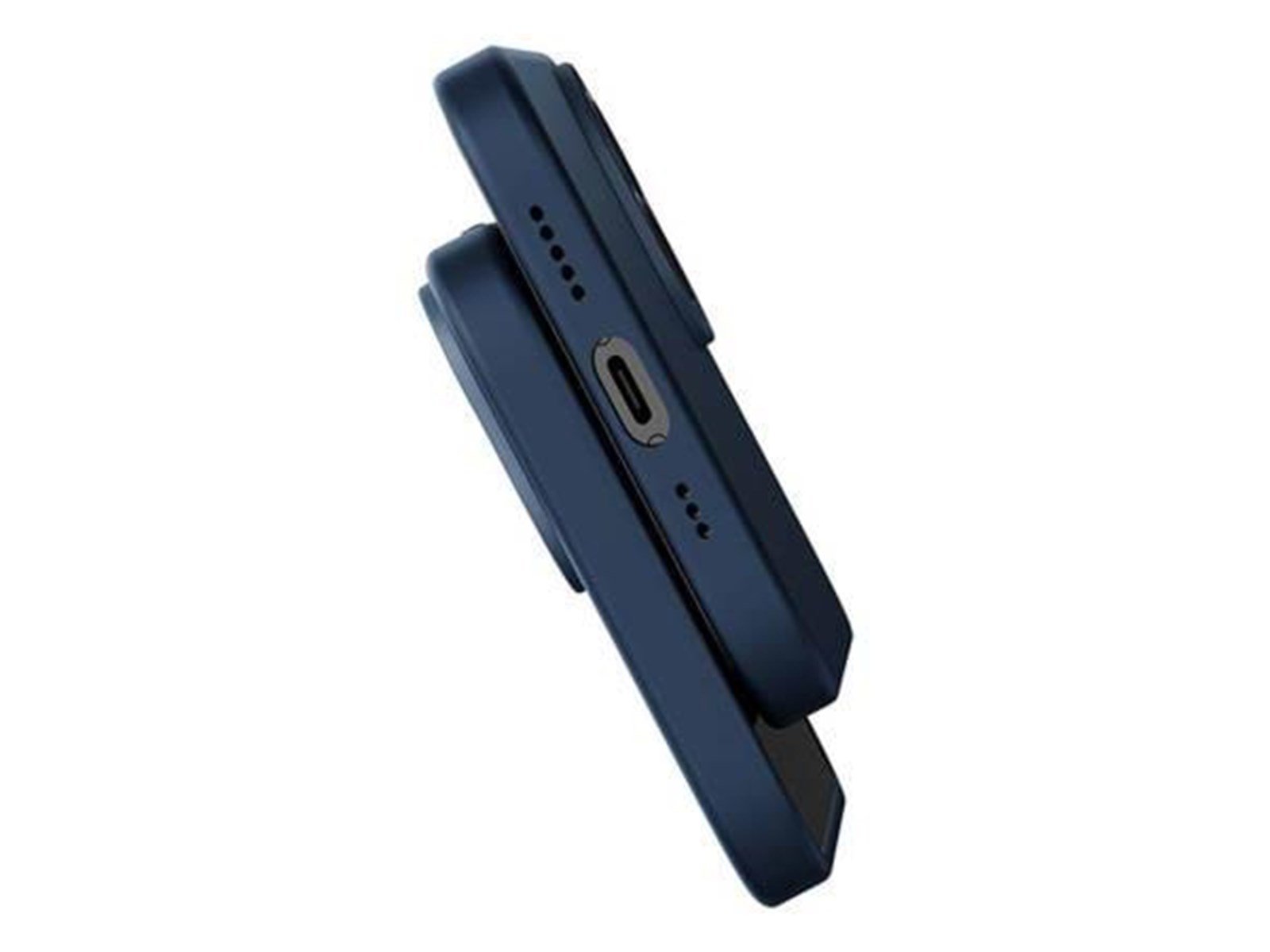 Baseus Liquid Silica Magnetic Case and Tempered Glass set for iPhone 14 Plus (blue)