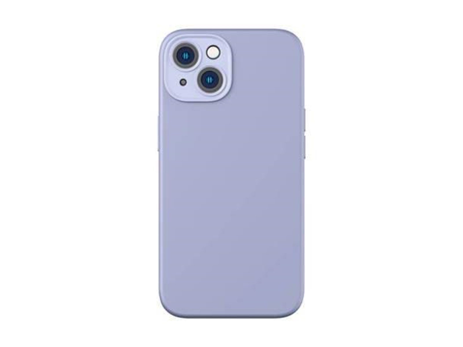 Baseus Liquid Silica Gel Case for iPhone 14 Plus (lavender)+ tempered glass + cleaning kit