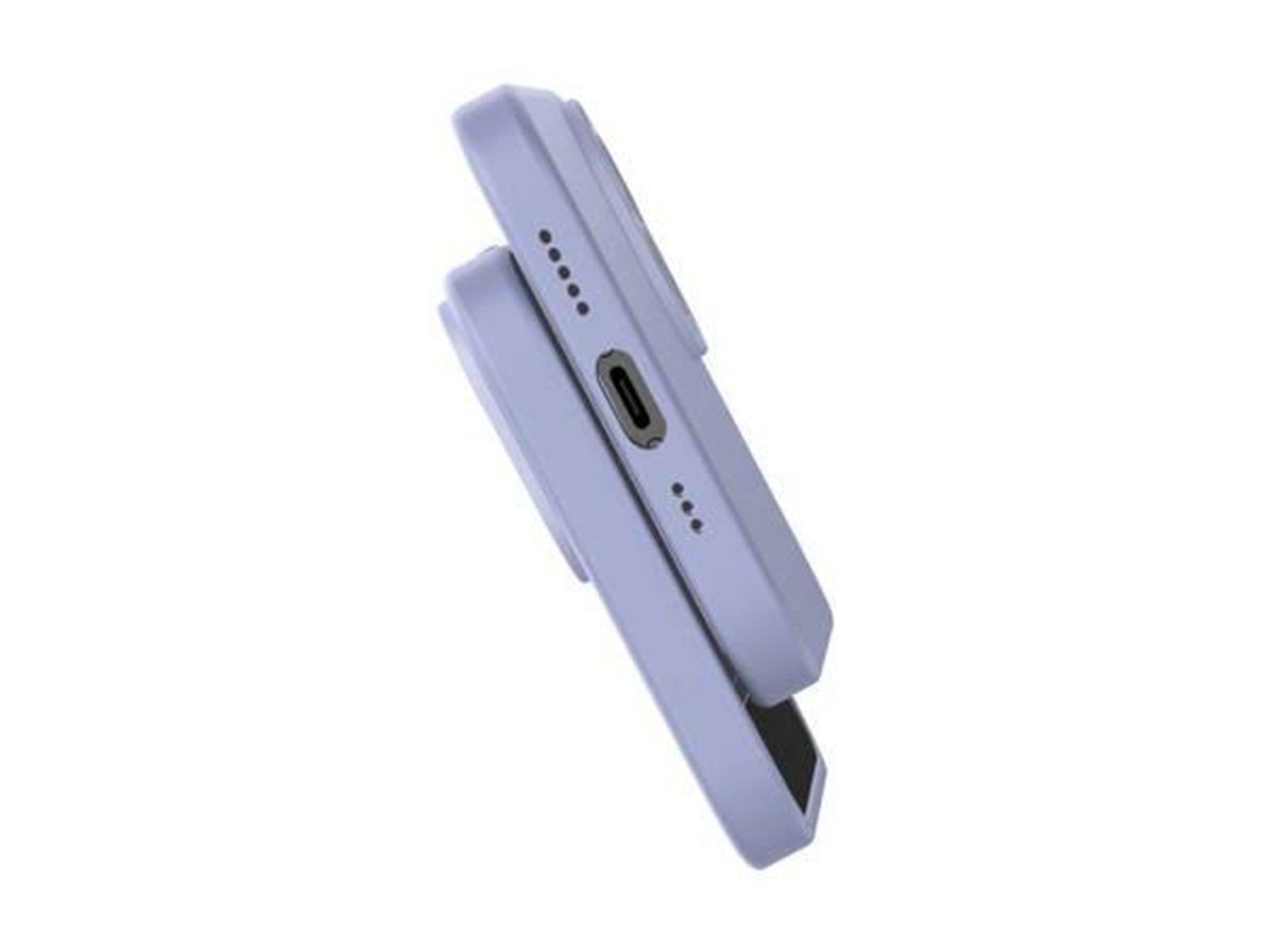 Baseus Liquid Silica Gel Case for iPhone 14 Plus (lavender)+ tempered glass + cleaning kit