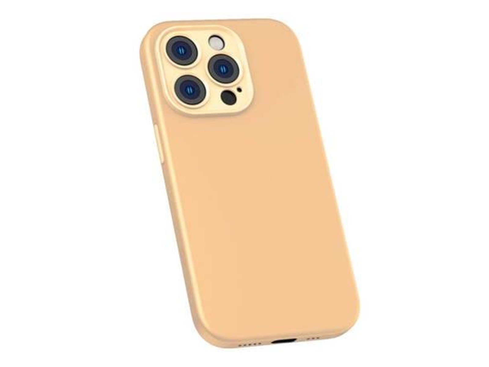 Baseus Liquid Silica Gel Case for iPhone 14 Pro Max (Sunglow)+ tempered glass + cleaning kit