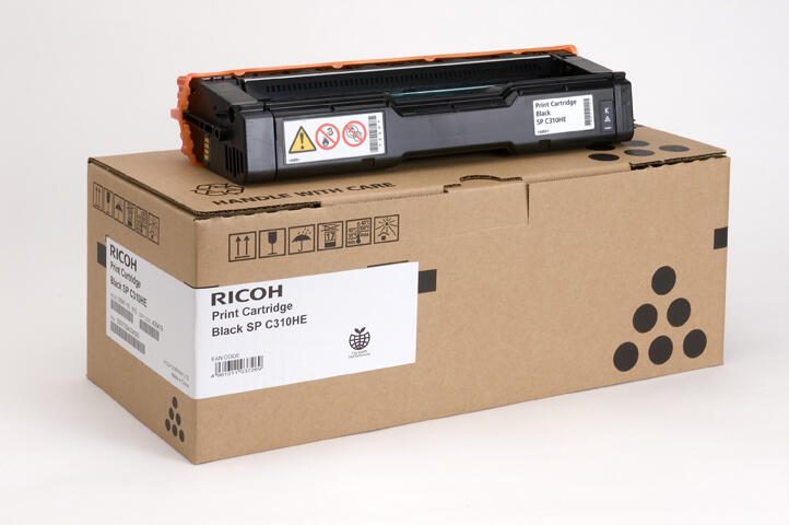 Ricoh Original Type C310E Toner schwarz 2.500 Seiten (407638) für SP C231N, C320DN