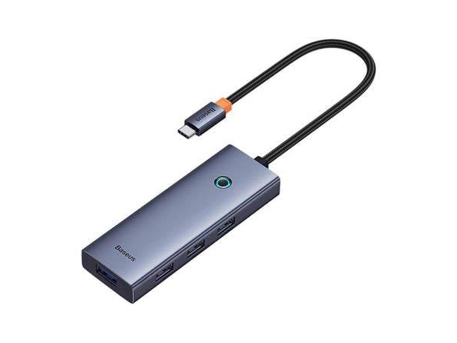 Baseus Hub 5w1 UltraJoy 5-Port (1xHDMI4K@30Hz + 4x USB-Hubs - USB 3.0 - 5 - Grau