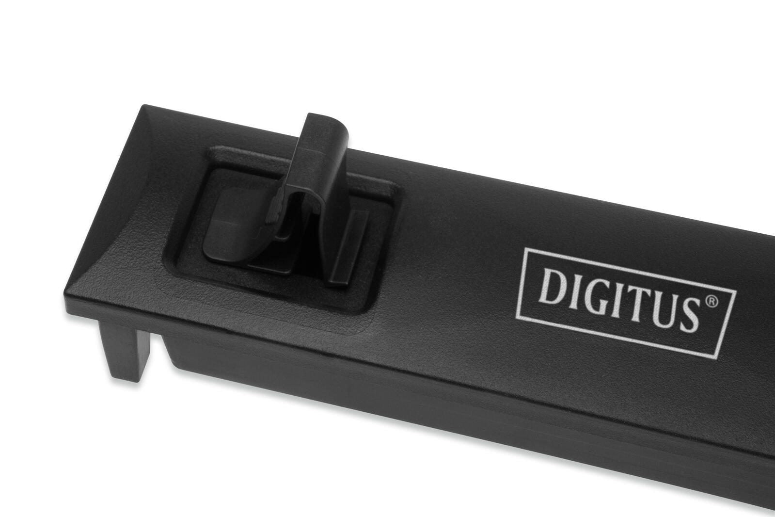 Digitus Blindabdeckung Snap-In 1HE ABS Kunststoff schwarz (DN-97651)