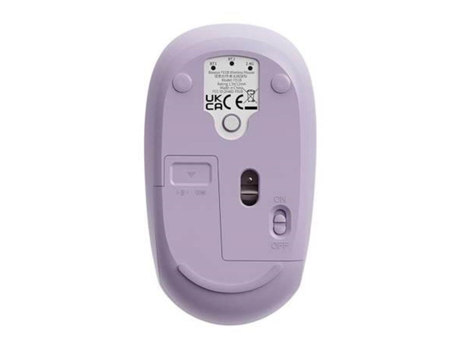 Baseus Wireless mouse F01B Tri-mode 2.4G BT 5.0 1600 DPI (purple) - (Lila)