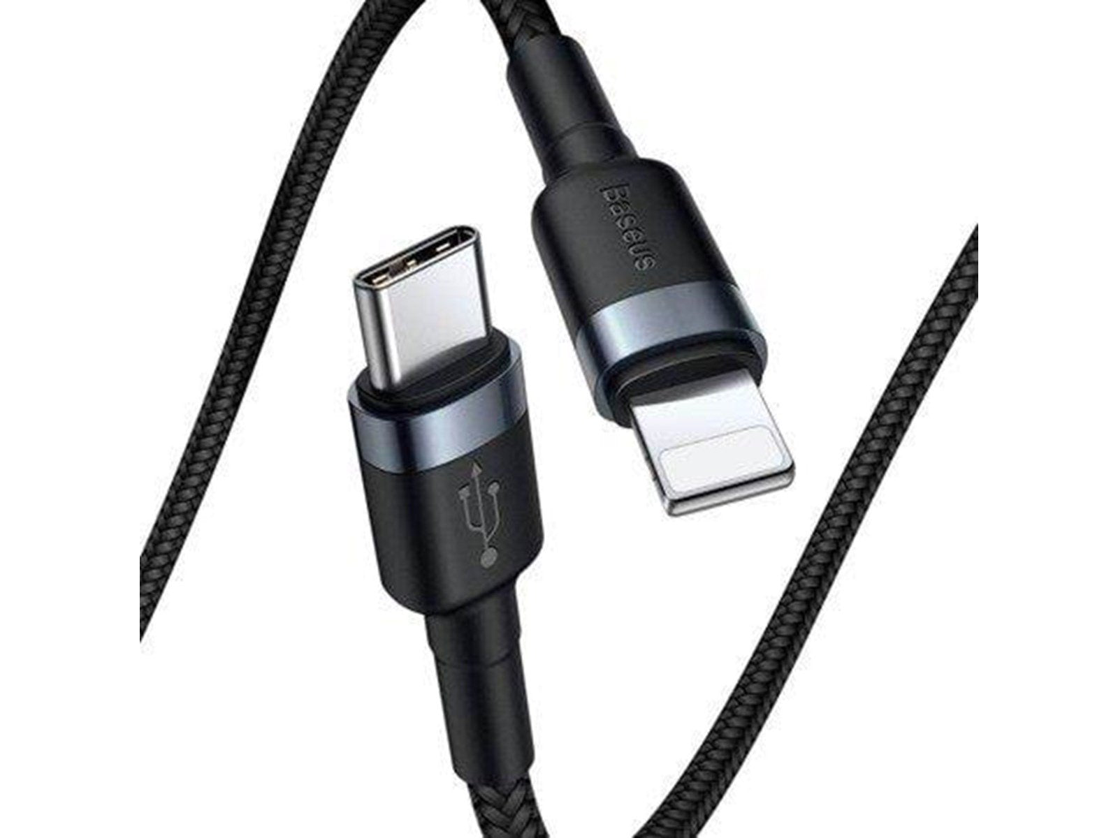 Baseus Cafule Cable Type-C to iP PD 18W 1m Gray+Black
