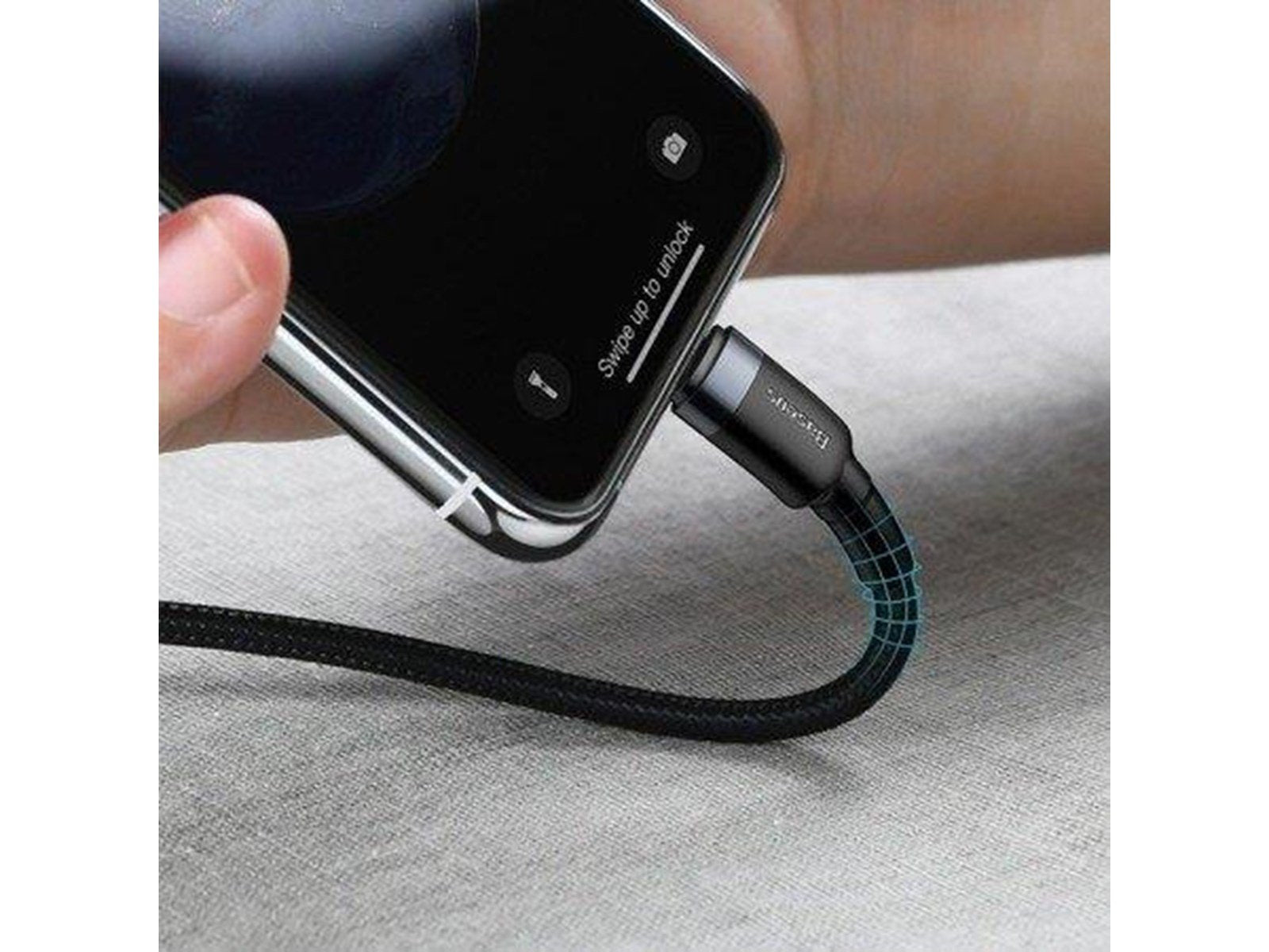 Baseus Cafule Cable Type-C to iP PD 18W 1m Gray+Black