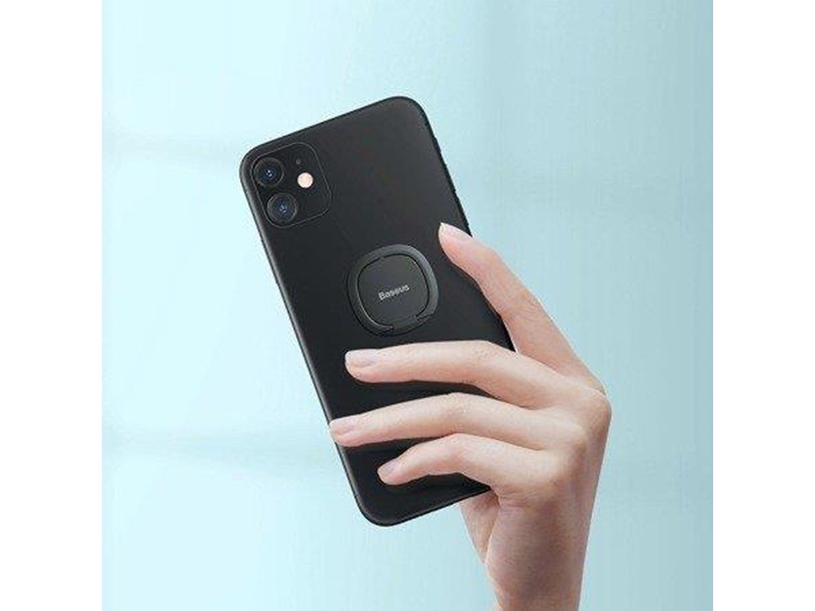 Baseus Invisible Ring holder for smartphones (tarnish)