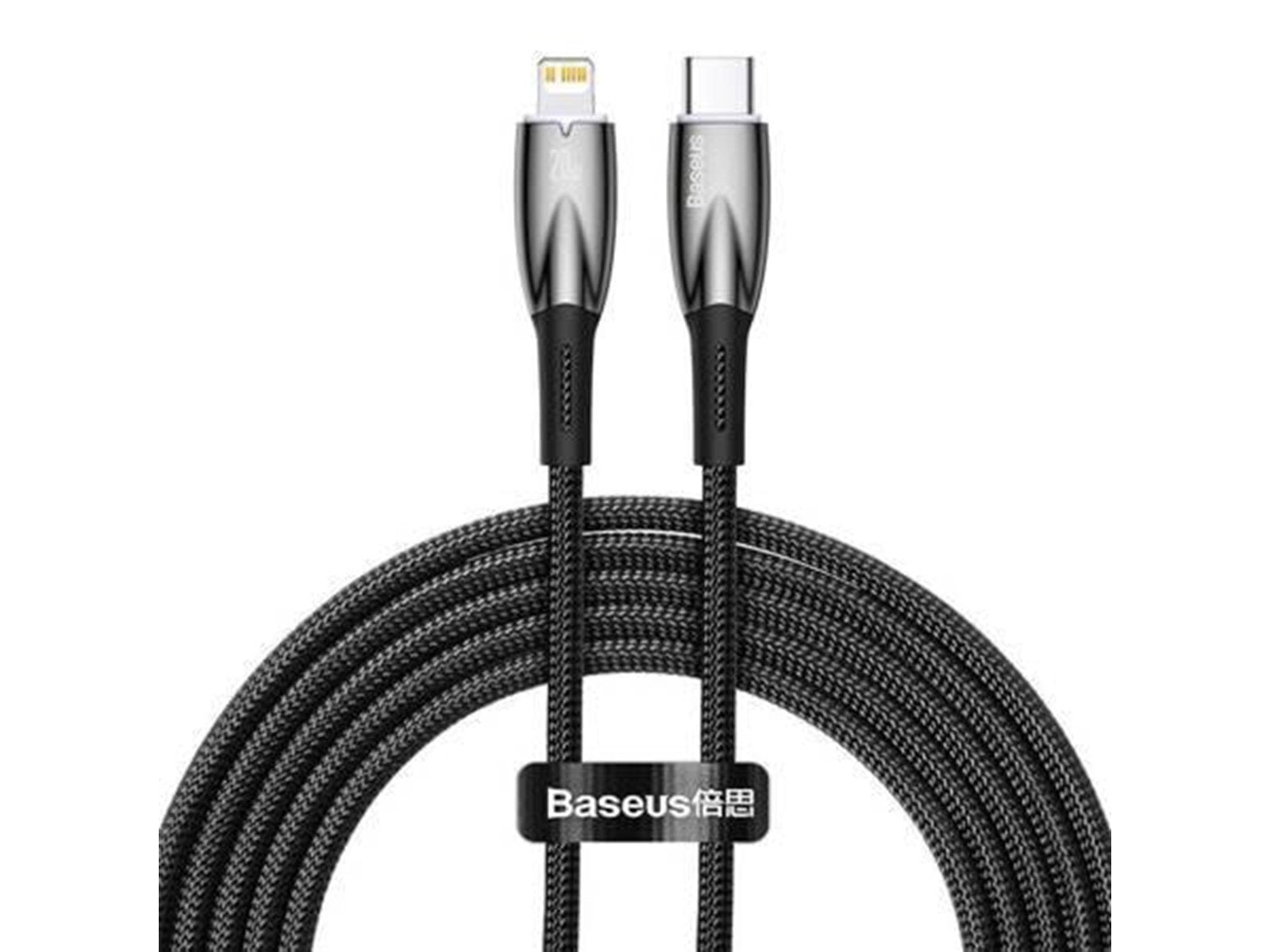 Baseus USB-C cable for Lightning Glimmer Series 20W 2m (Black)