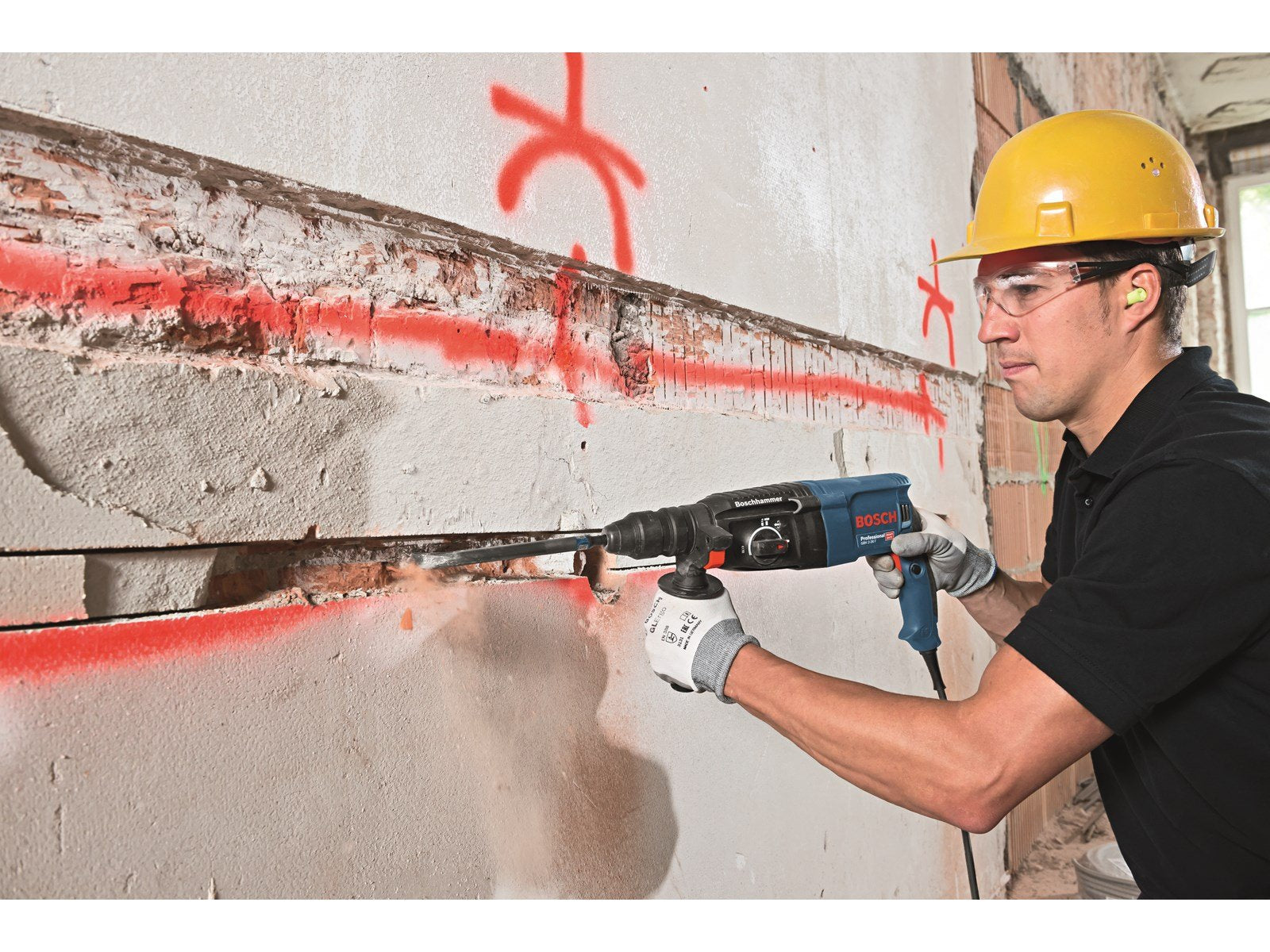 Bosch Professional Blue bosch 830w rotary hammergbh 2-26 f