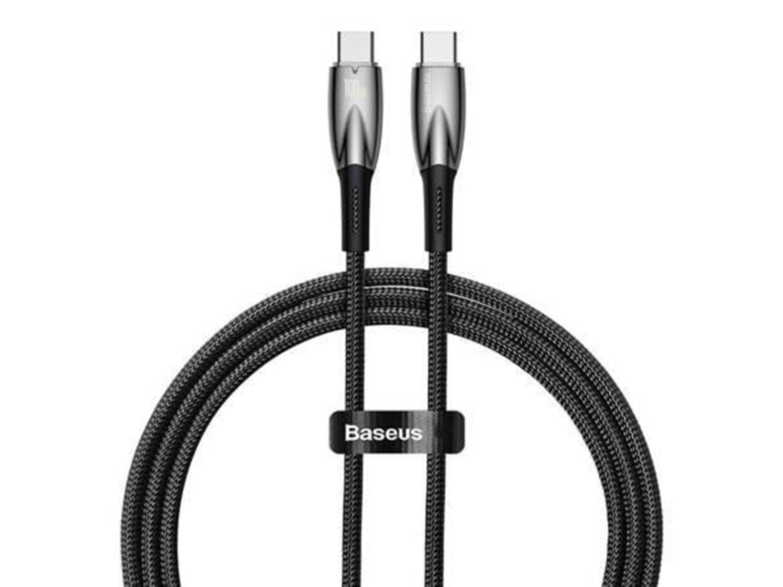 Baseus USB-C cable for USB-C  Glimmer Series 100W 1m (Black)