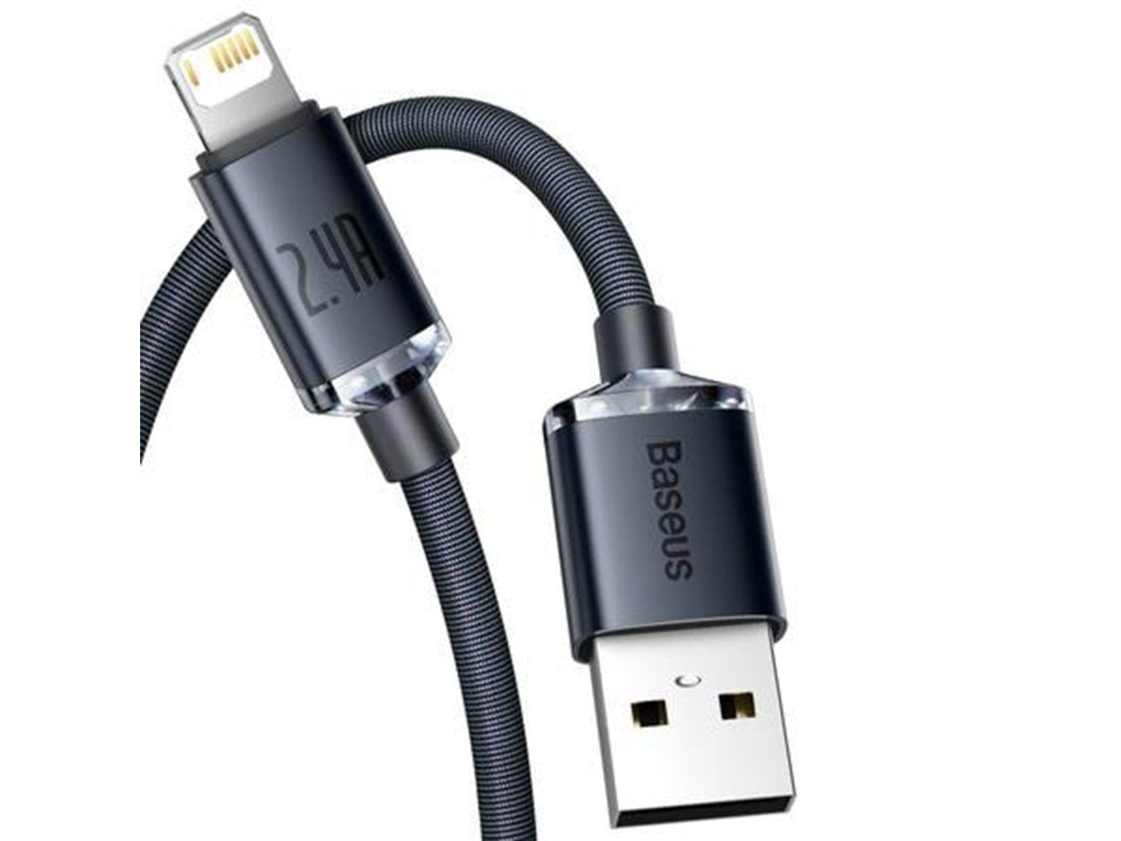 Baseus Crystal Shine cable USB to Lightning 2.4A 2m (black)