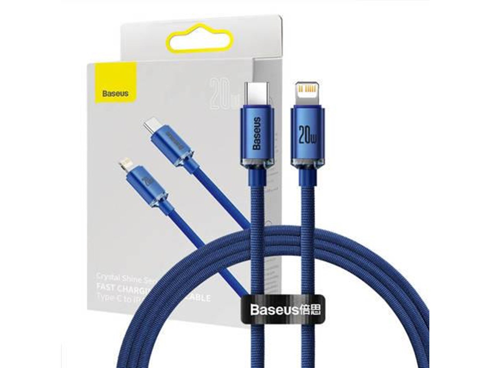 Baseus Crystal cable USB-C to Lightning 20W 1.2m (blue)