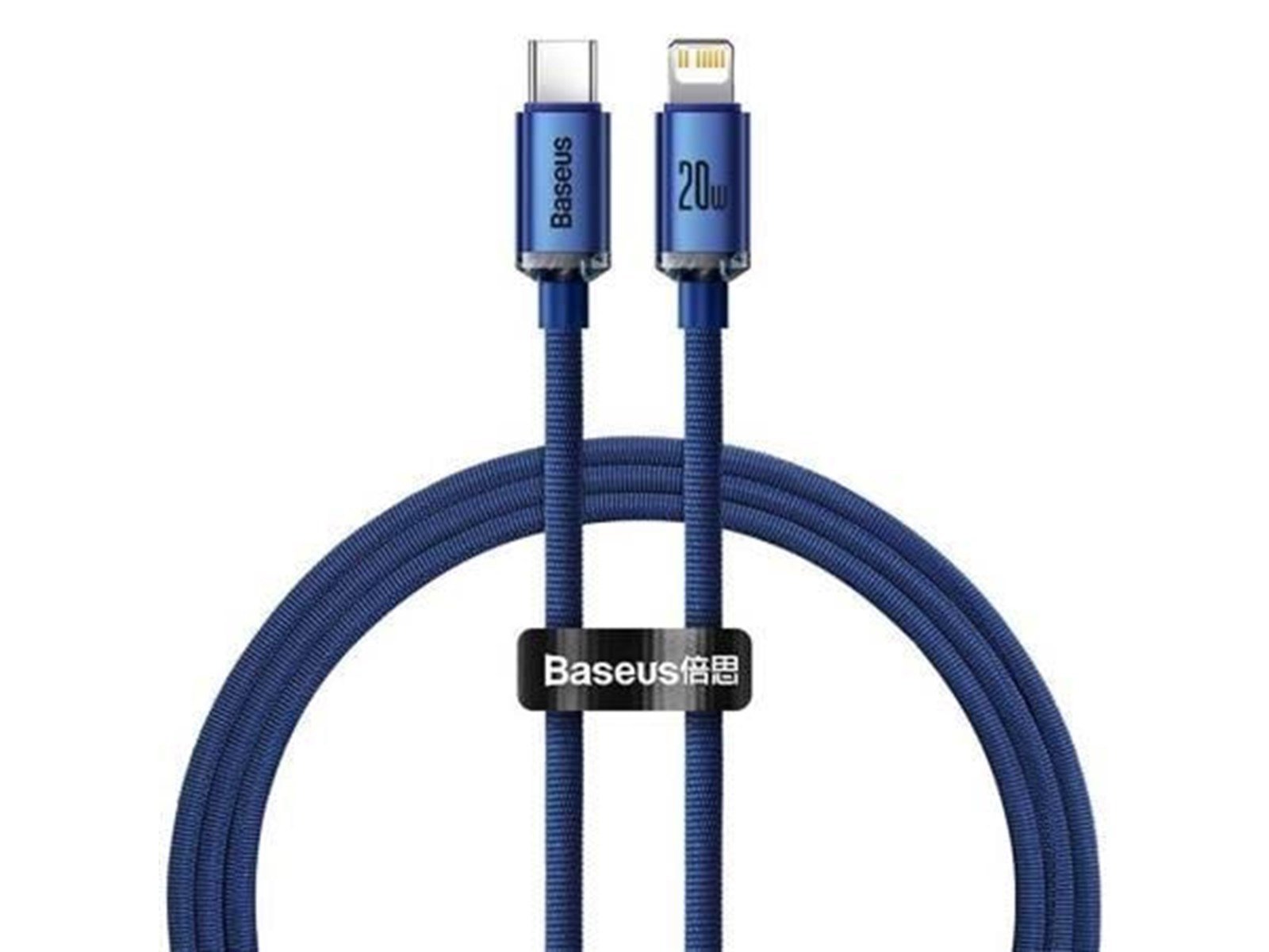 Baseus Crystal cable USB-C to Lightning 20W 1.2m (blue)