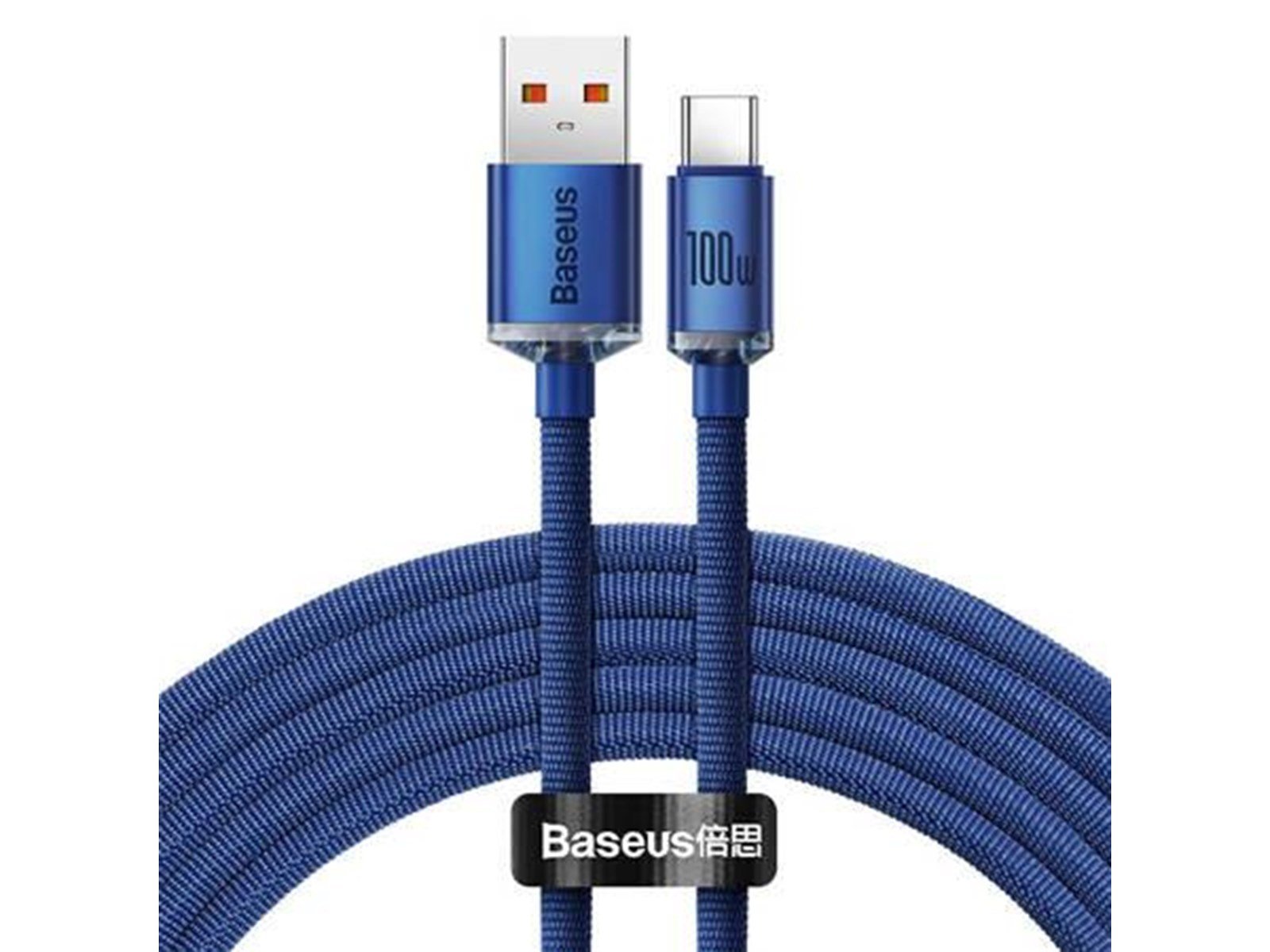 Baseus Crystal Shine cable USB to USB-C 100W 2m (blue)