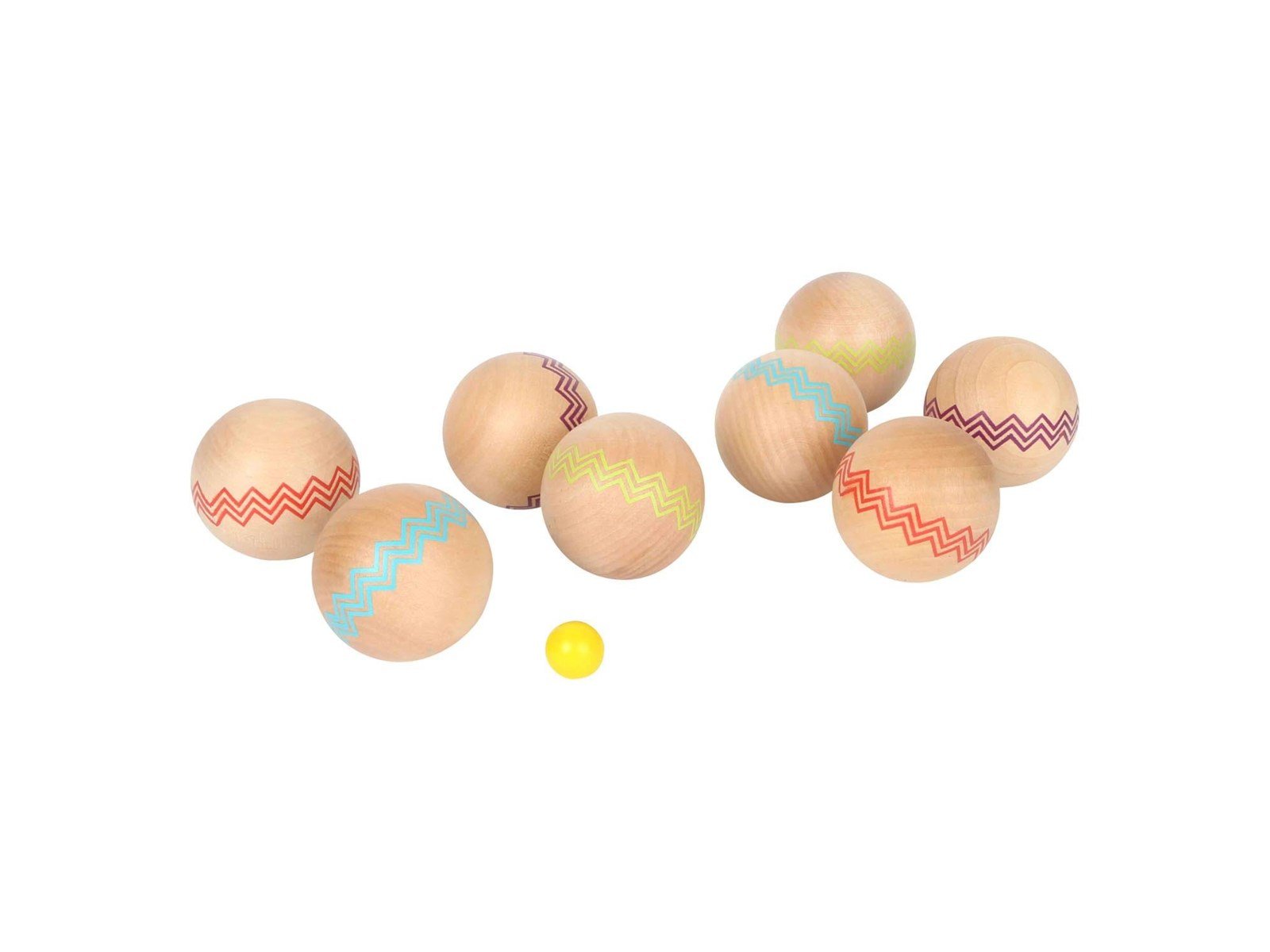 - Wooden Jeu de Boules 9 pcs.