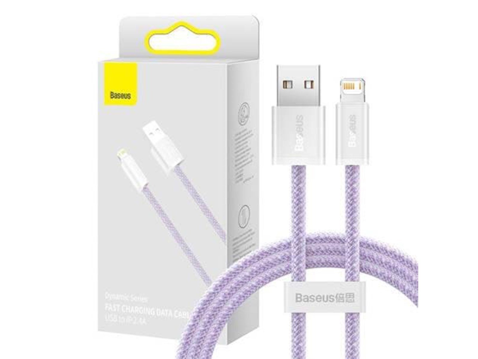 Baseus Dynamic cable USB to Lightning 2.4A 1m (purple)