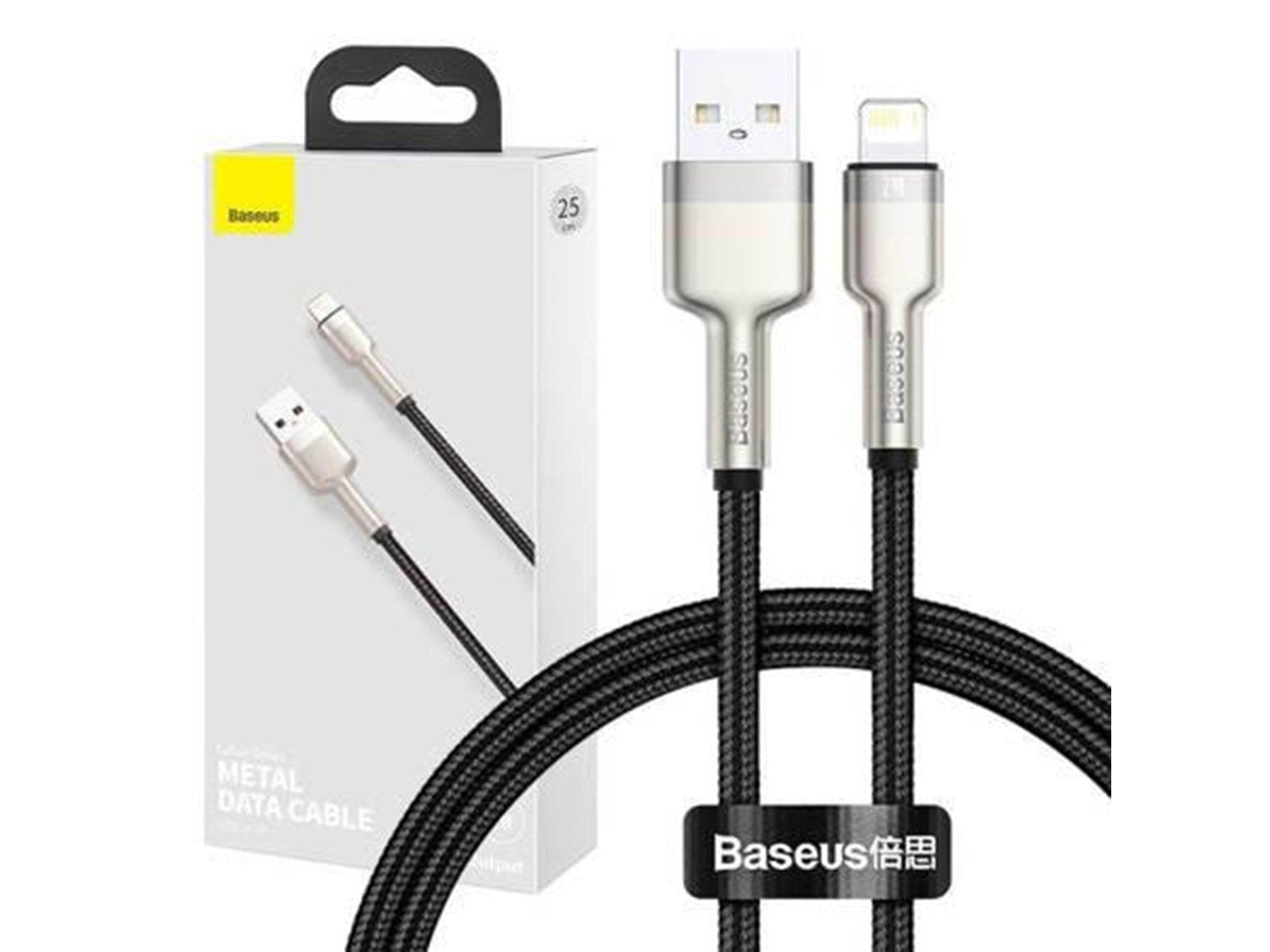 Baseus USB-A - Lightning - 0.25m - Schwarz