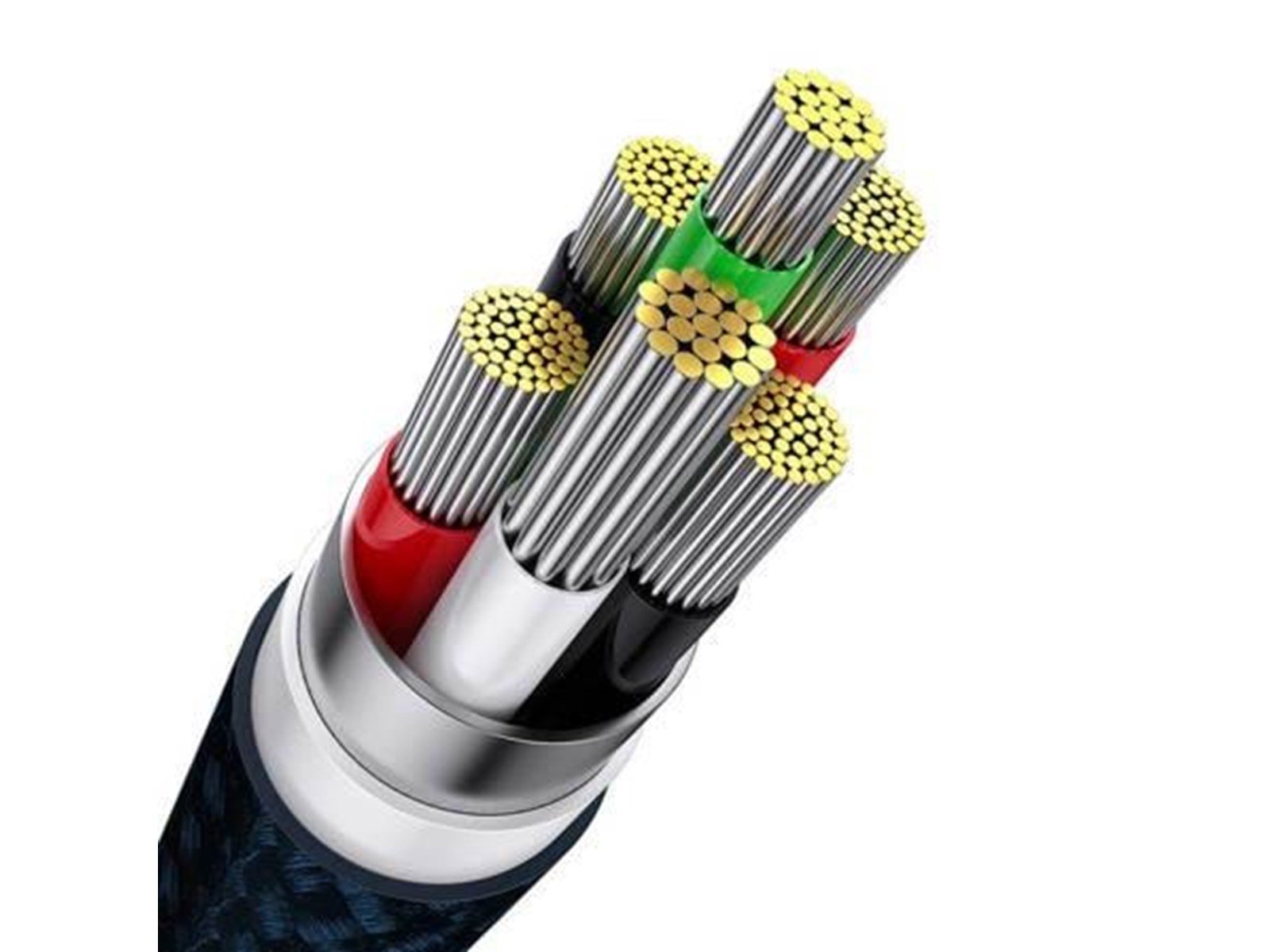Baseus 3in1 USB cable  Flash Series USB-C + micro USB + Lightning 100W 1.2m (blue)