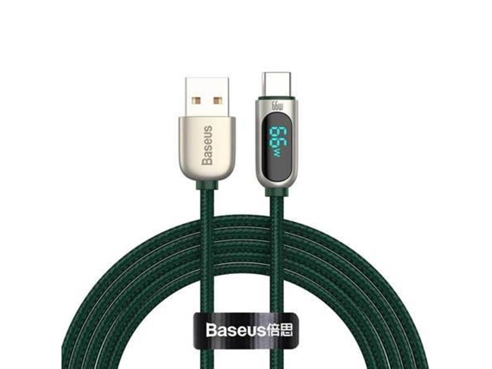 Baseus Display Cable USB to Type-C 66W 2m (green)