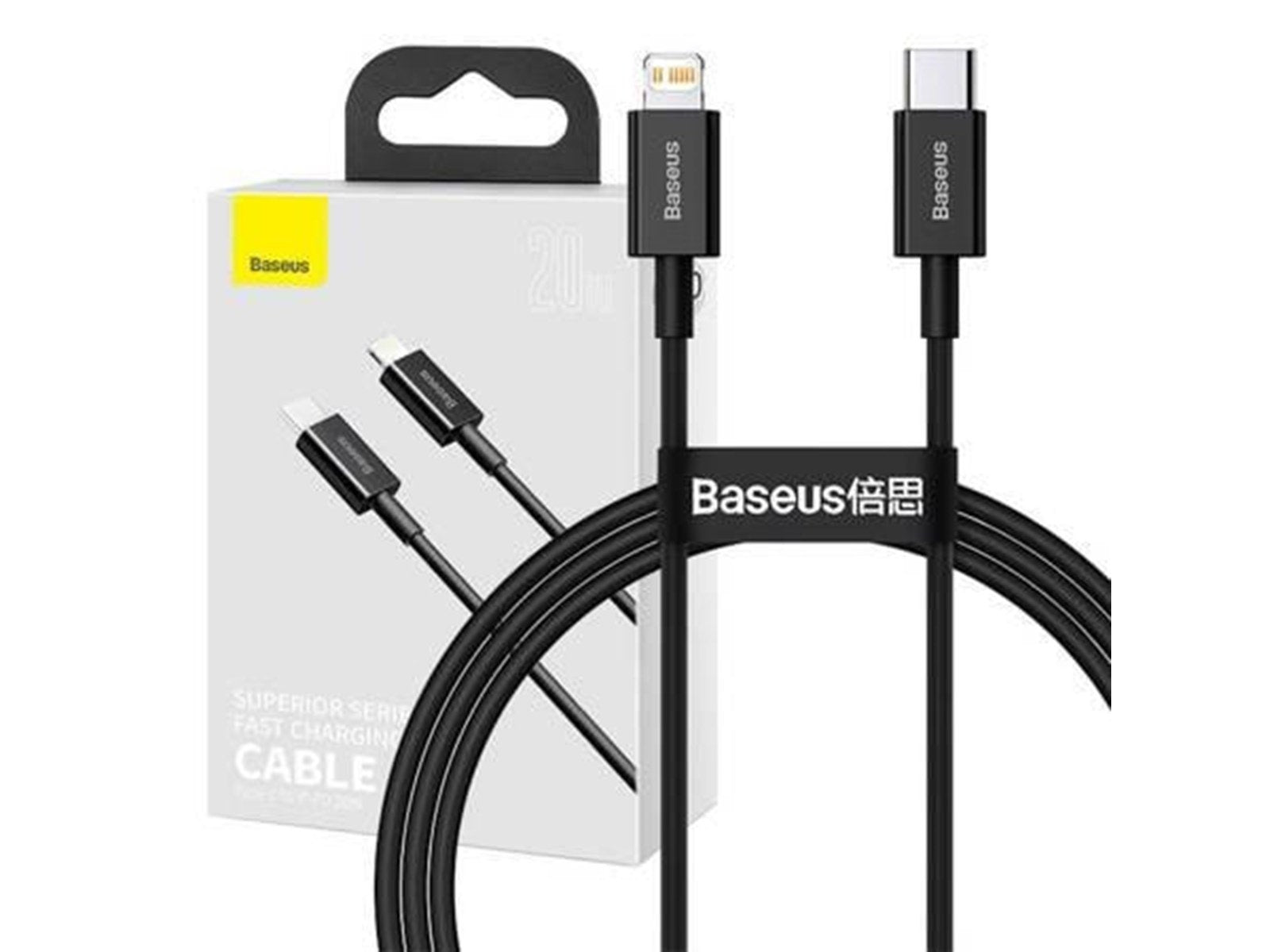 Baseus Superior Series Cable USB-C to iP 20W PD 1m (black)