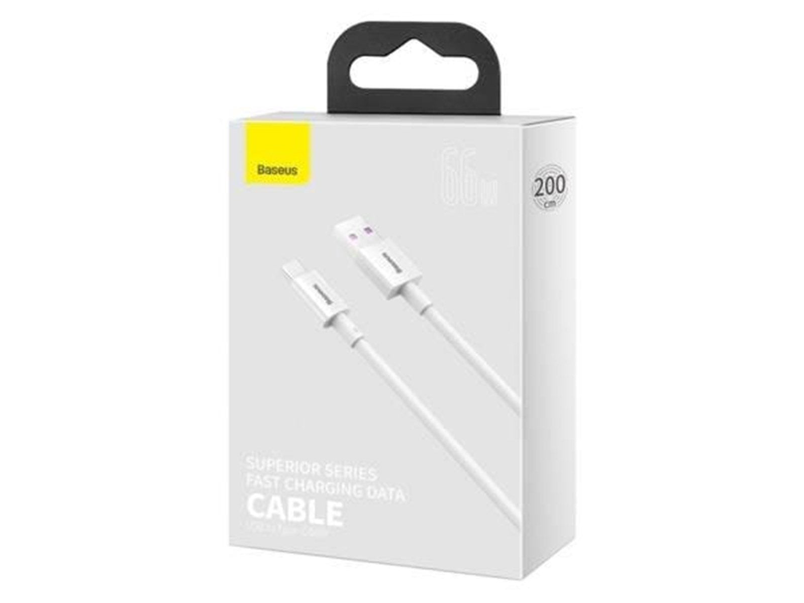 Baseus Superior Series Cable USB to USB-C 66W 2m (white)