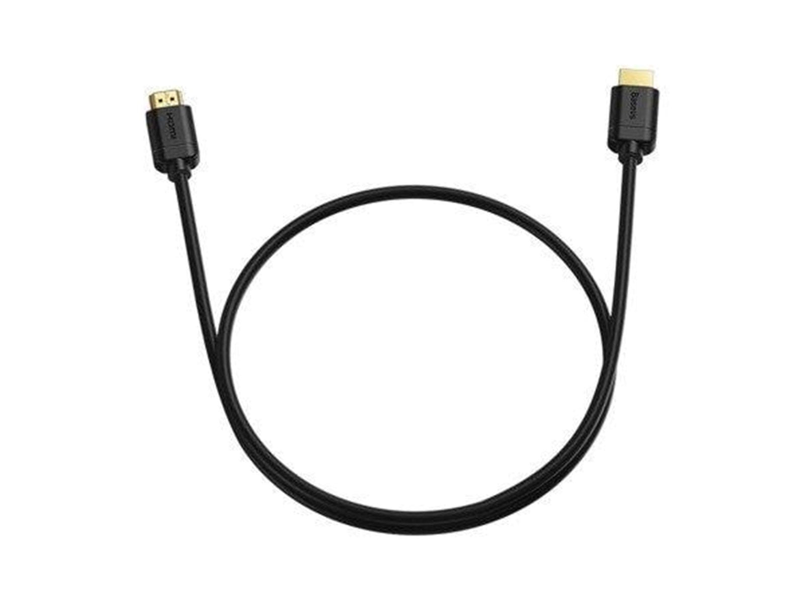 Baseus 2x HDMI 2.0 4K 30Hz Cable 3D HDR 18Gbps 8m (black)