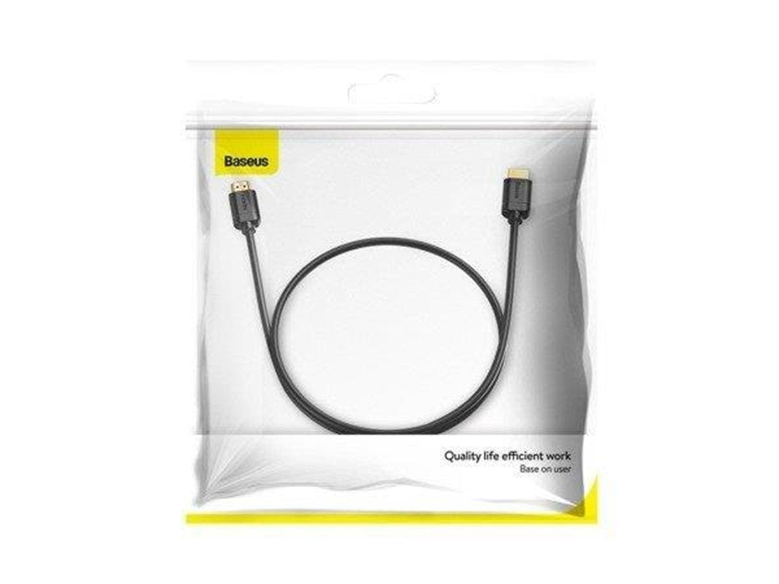 Baseus 2x HDMI 2.0 4K 30Hz Cable 3D HDR 18Gbps 8m (black)