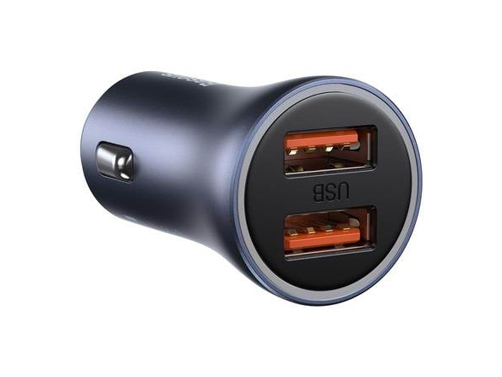 Baseus Golden Contactor Pro car charger 2x USB 40W (gray)