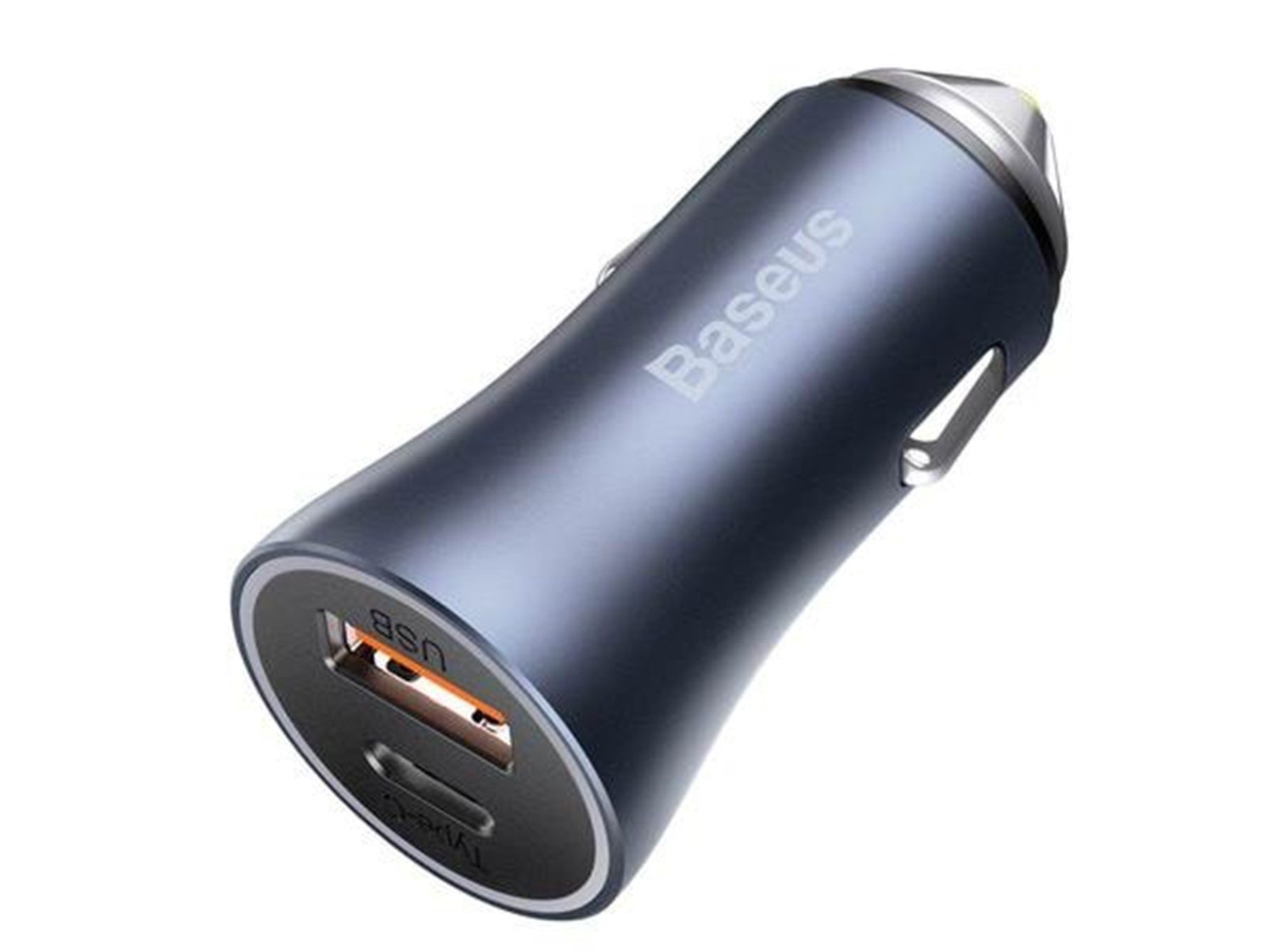 Baseus Golden Contactor Pro car charger 2x USB 40W (gray)