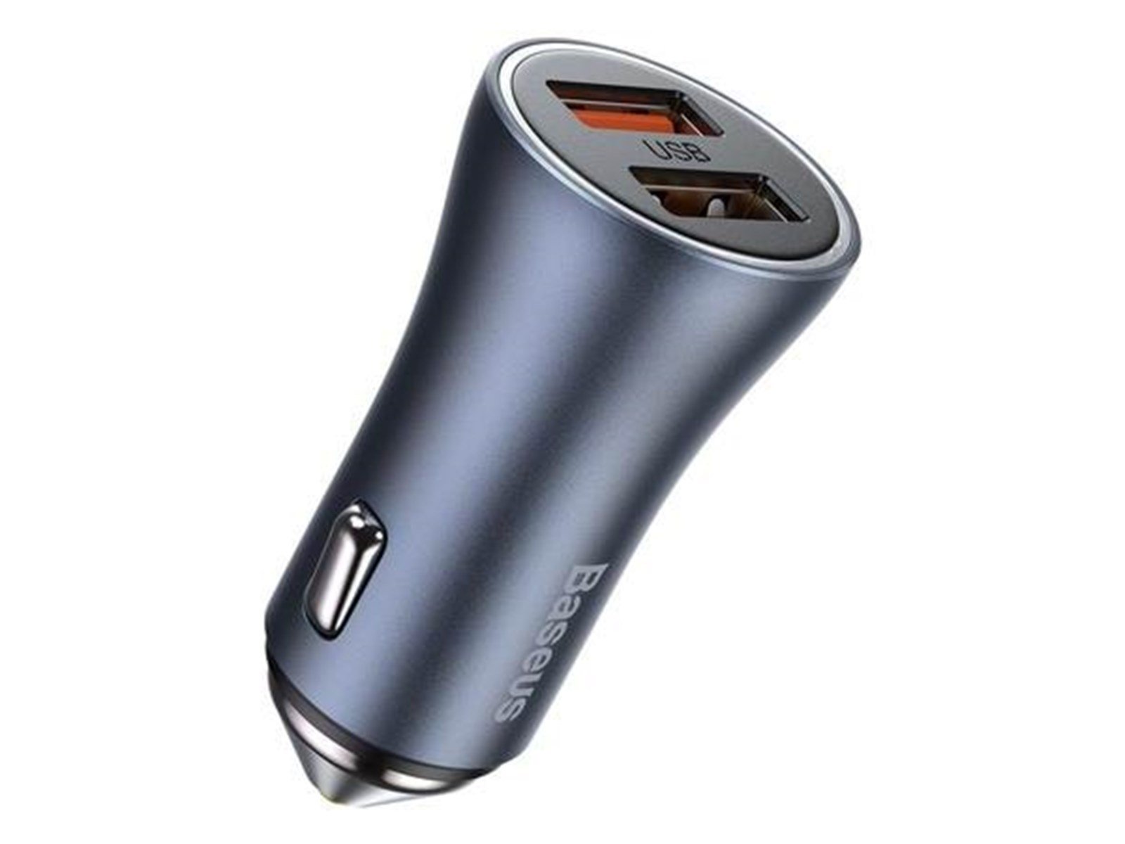 Baseus Golden Contactor Pro car charger 2x USB 40W (gray)