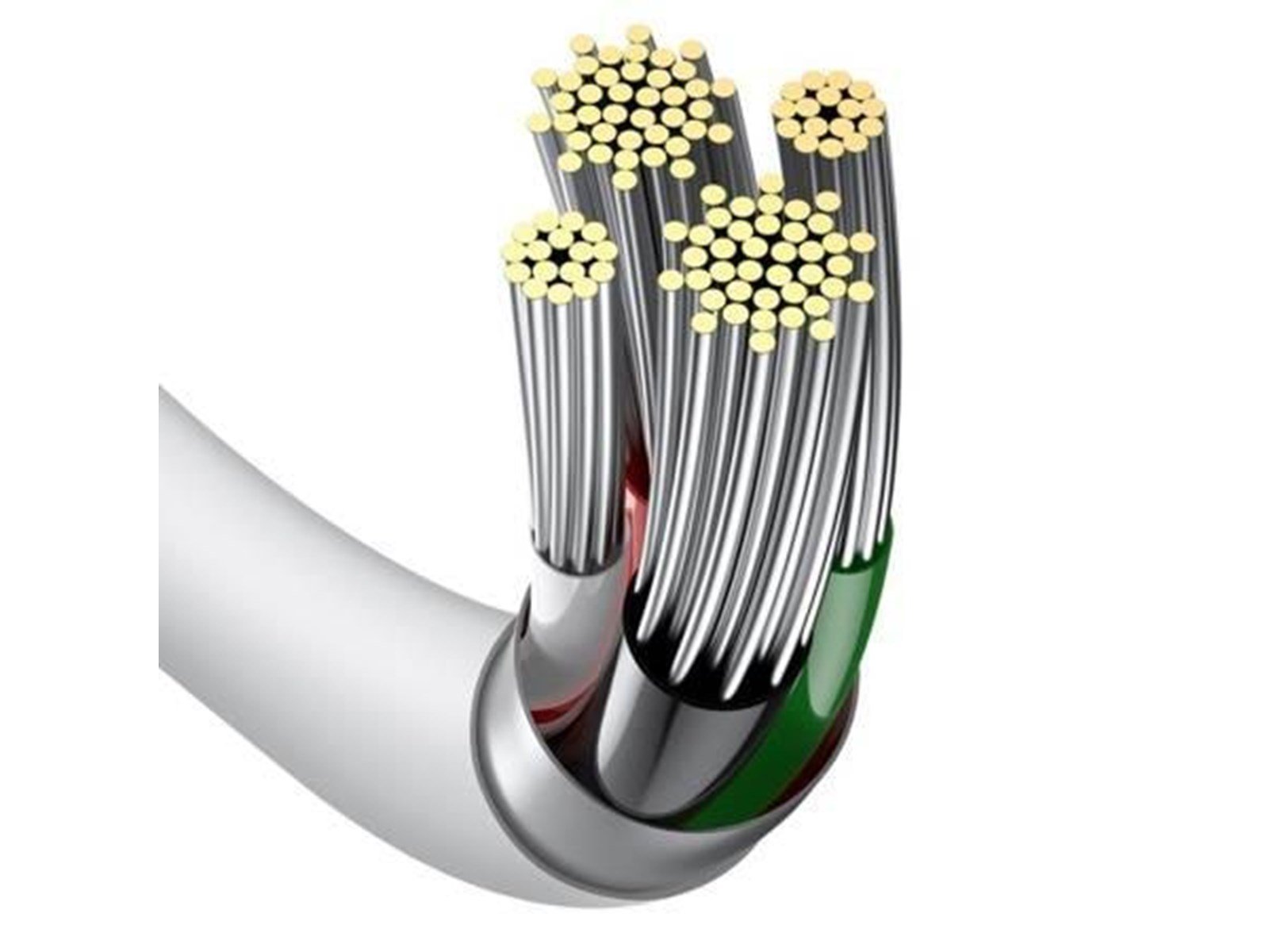 Baseus Superior Series Cable USB to Lightning 2.4A 1.5m (white)