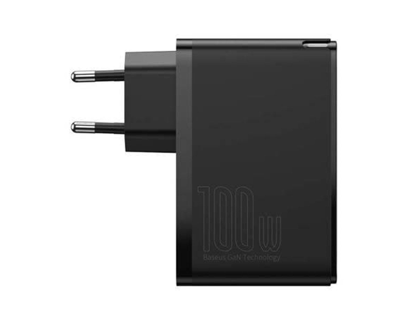 Baseus Travel Charger GaN2 Pro Quick 2x USB + 2x USB-C 100W EU (Black) USB-Hubs - 4 - Schwarz