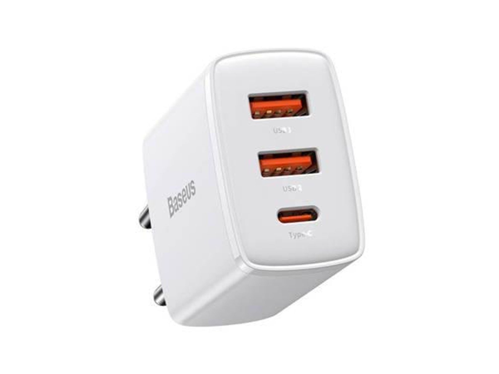 Baseus Compact Quick Charger 2xUSB USB-C PD 3A