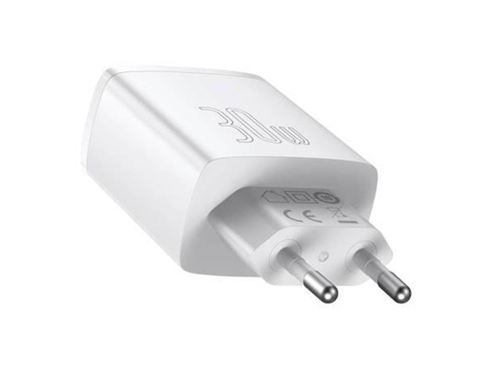 Baseus Compact Quick Charger 2xUSB USB-C PD 3A
