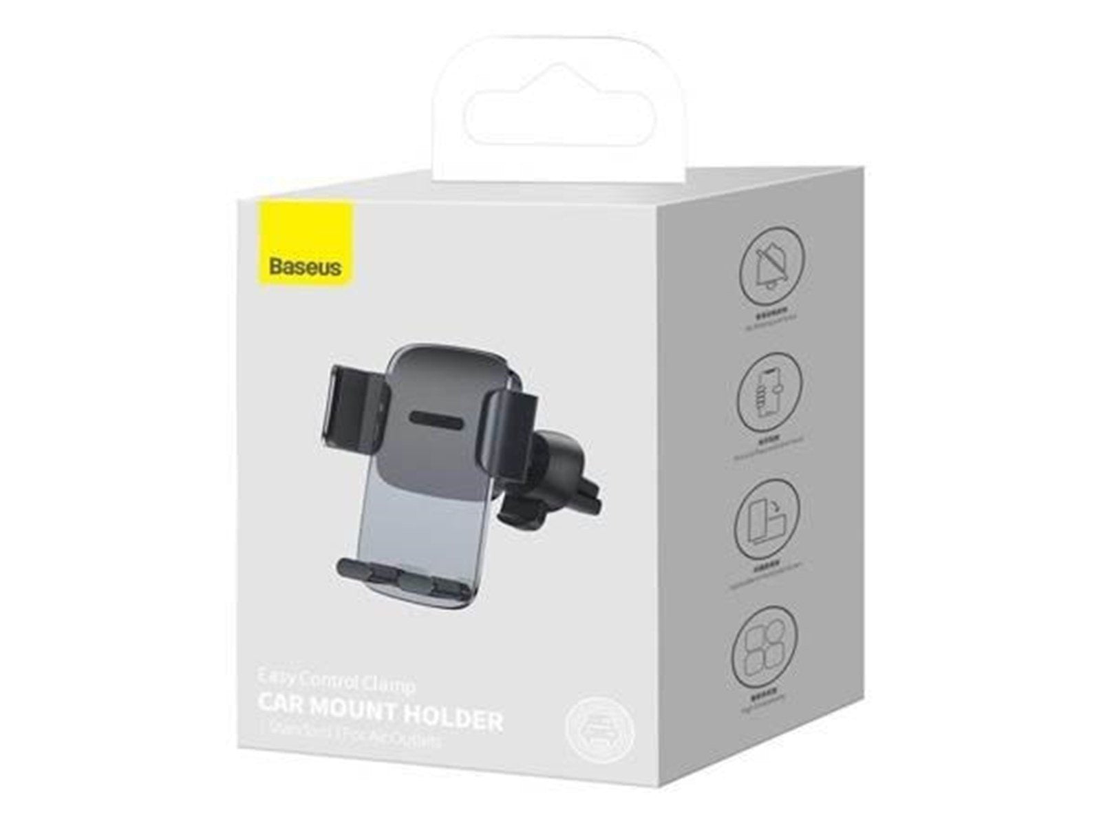 Baseus Easy Control Clamp car holder for grid (black)