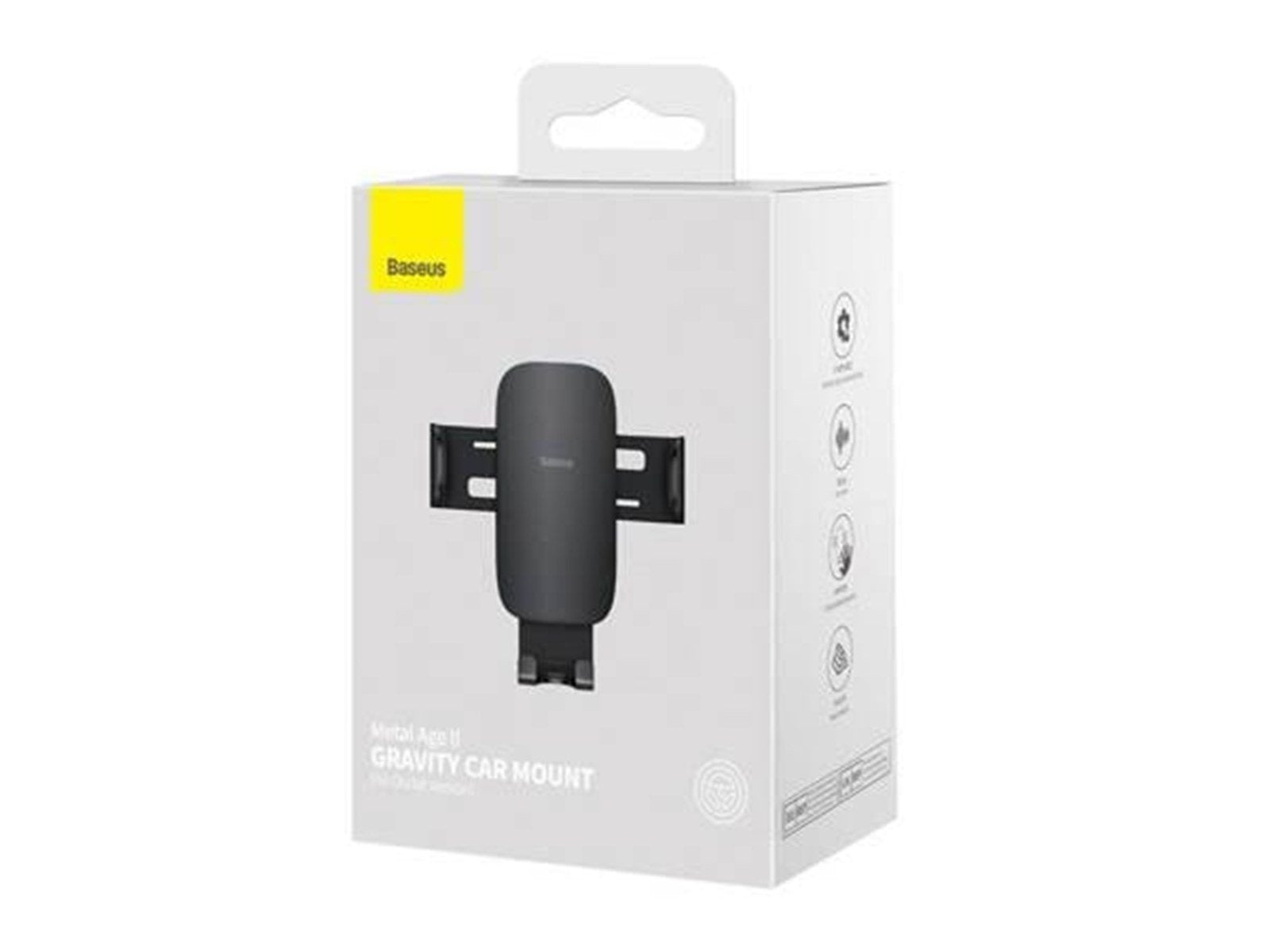 Baseus Metal Age II gravitational grip on the car grid - black