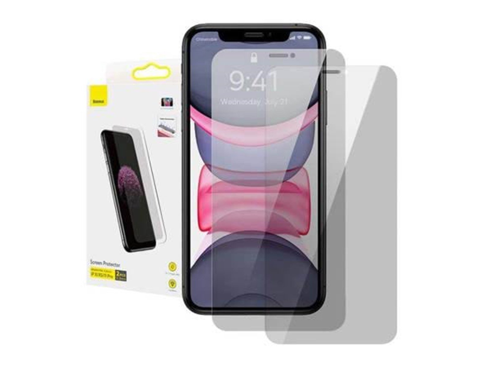 Baseus 0.3mm Privacy Screen Protector (2pcs pack) for iPhone X/XS/11 Pro