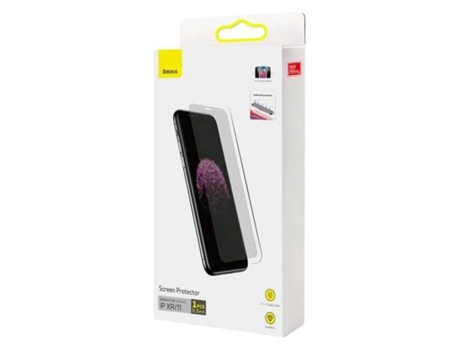 Baseus 0.3mm Full-screen and Full-glass Tempered Glass (1pcs pack) for iPhone XR/11 6.1 inch