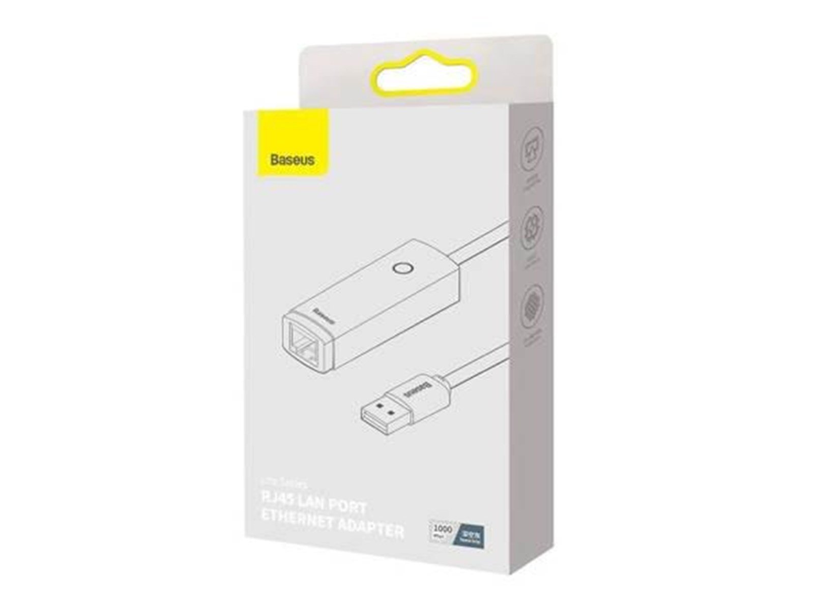 Baseus Network adapter  Lite Series USB to RJ45 1000Mbps (grey)