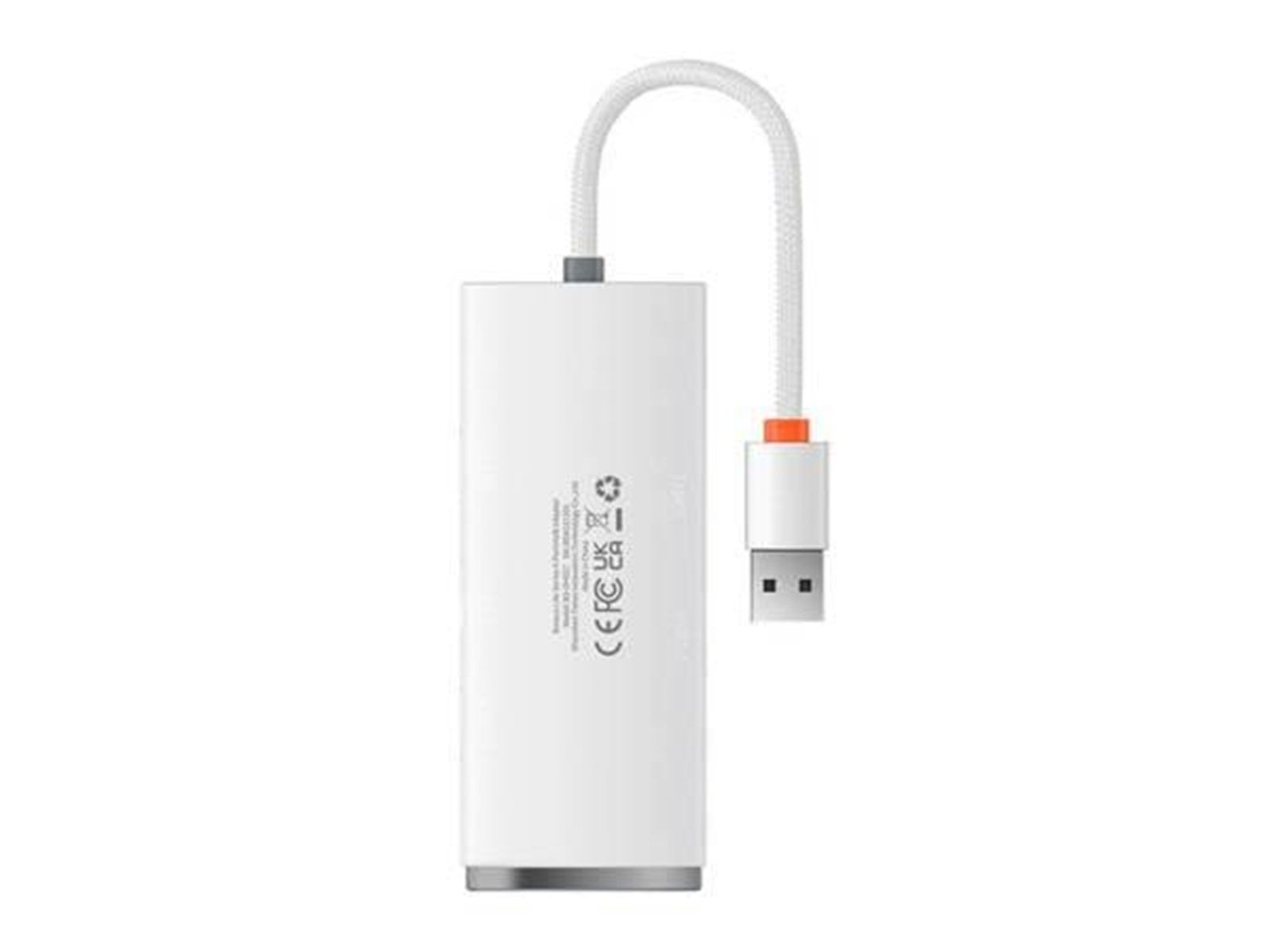 Baseus Lite Series Hub 4in1 USB to 4x USB 3.0 25cm (White) USB-Hubs - USB 3.0 - 4 - Weiß