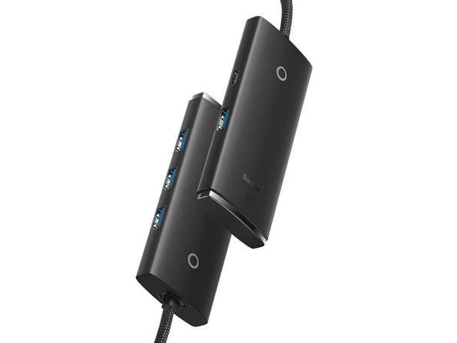 Baseus Lite Series Hub 4in1 USB-C to 4x USB 3.0 + USB-C 25cm (Black) USB-Hubs - USB 3.0 - 4 - Schwarz