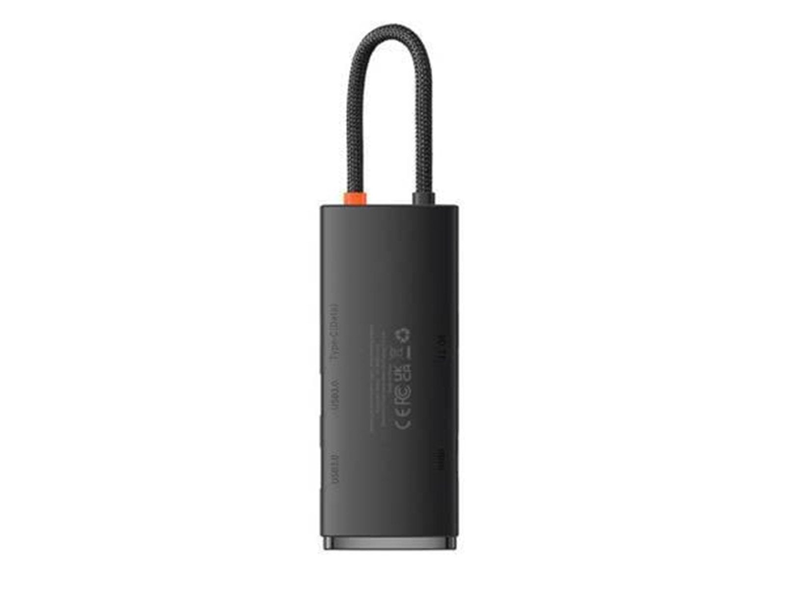 Baseus Lite Series Hub 6w1 USB-C to 2x USB 3.0 + USB-C + HDMI + SD/TF (black) USB-Hubs - USB 3.0 - 6 - Schwarz