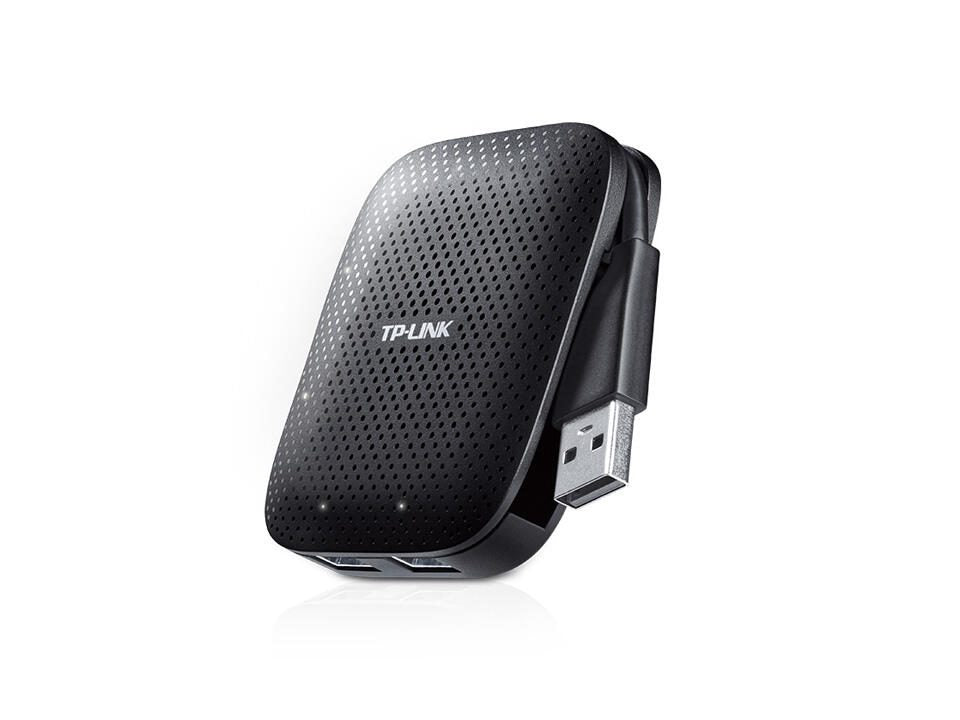 TP-LINK UH400 4-Port USB 3.0 Hub, schwarz