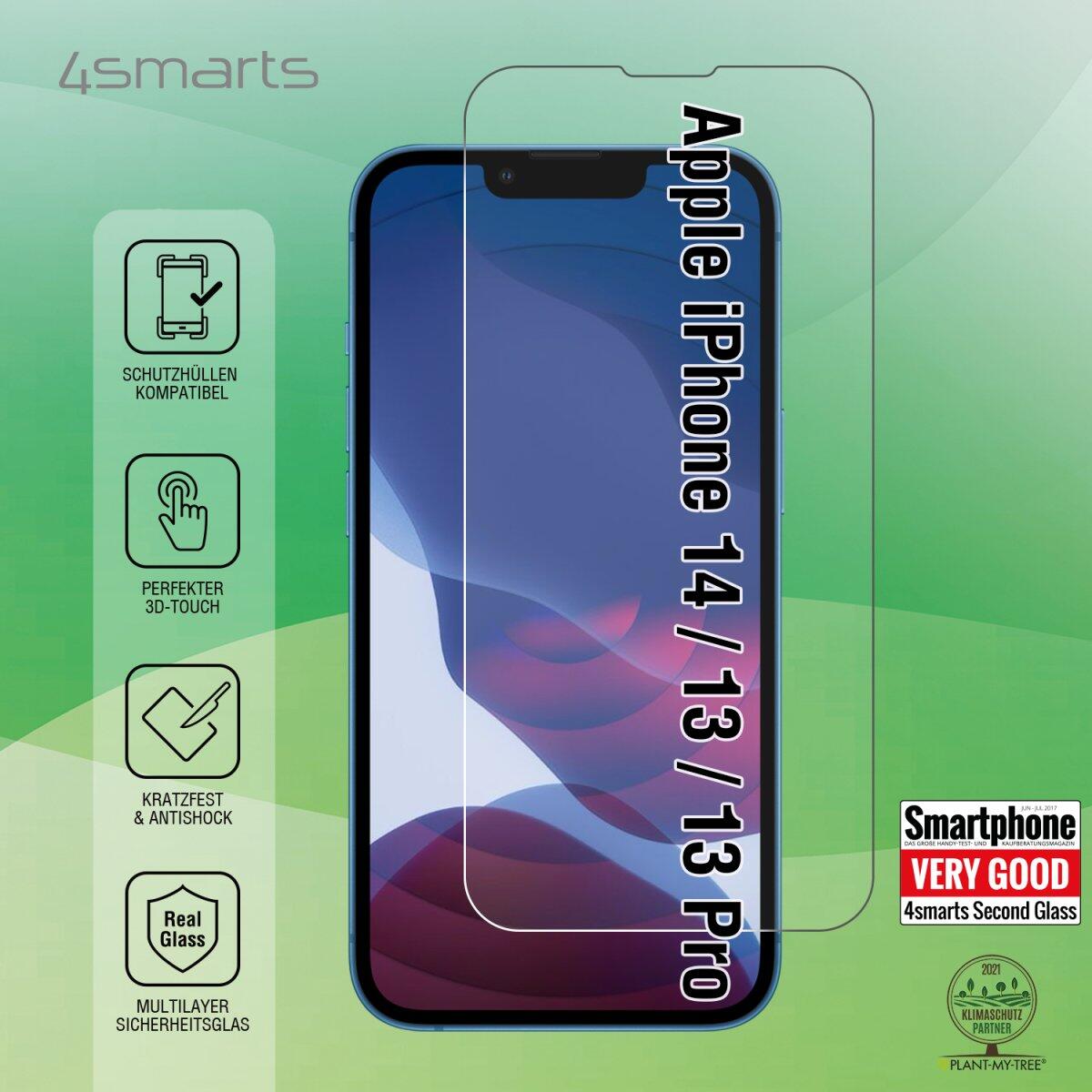 4smarts Second Glass 2.5D für Apple iPhone SE (4.Gen.) / 14 / 13 / 13 Pro