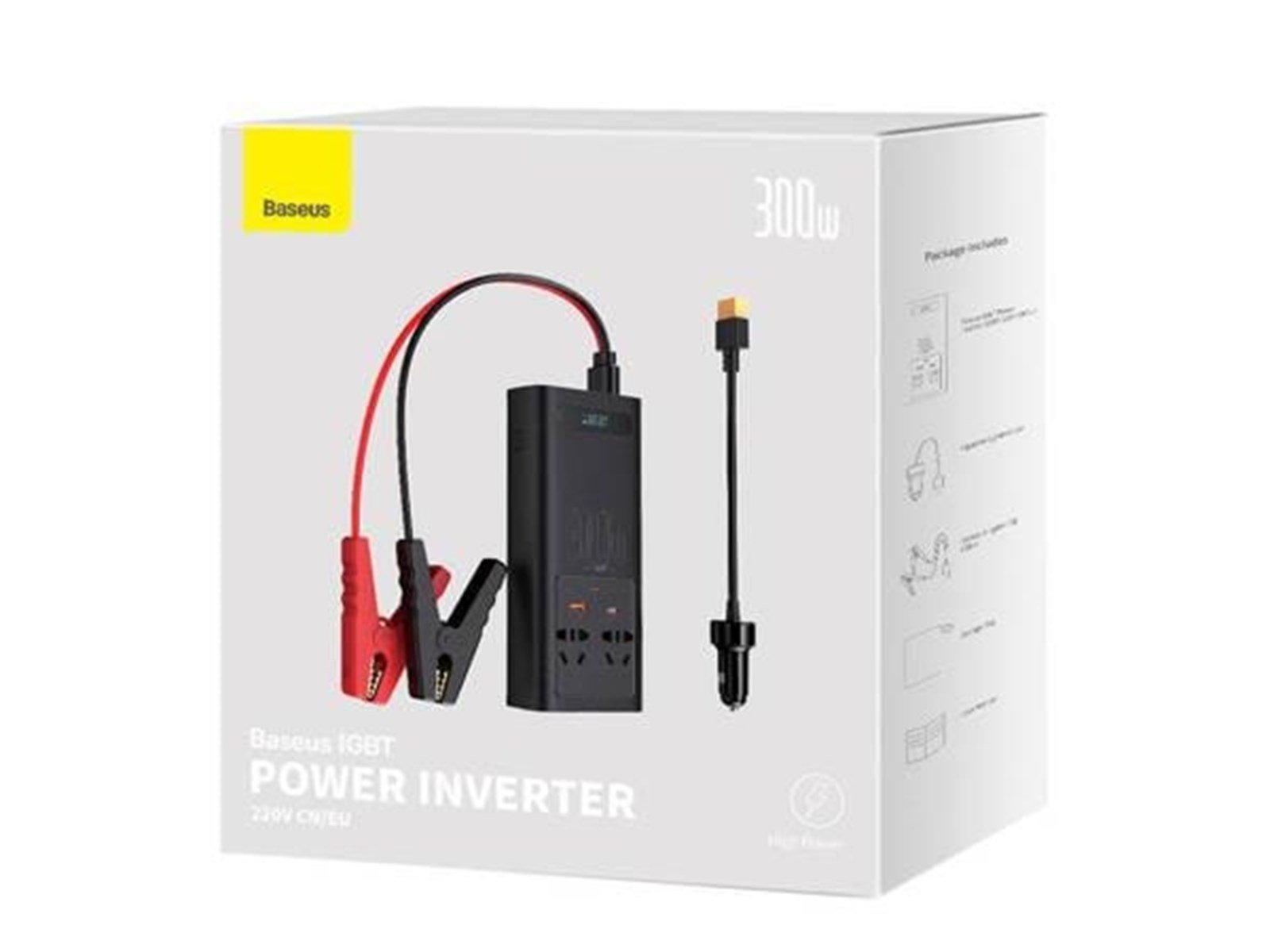 Baseus Power Inverter  300W (220V CN/EU) (black)