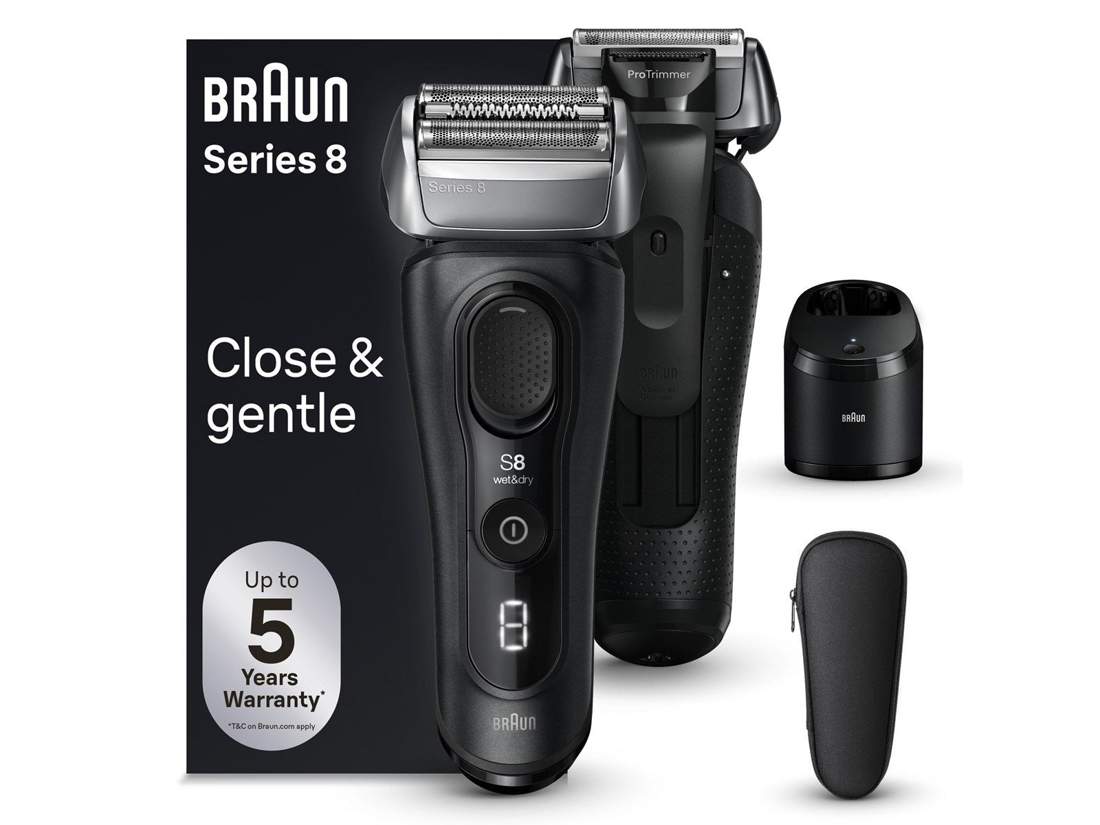 Braun Rasierapparate Series 8 - 8560cc System w&d