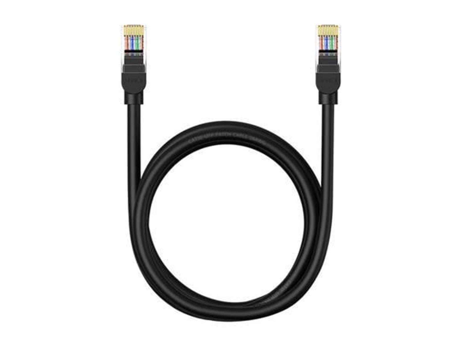 Baseus Ethernet CAT5 1.5m network cable (black) - Schwarz - 1.5 meter