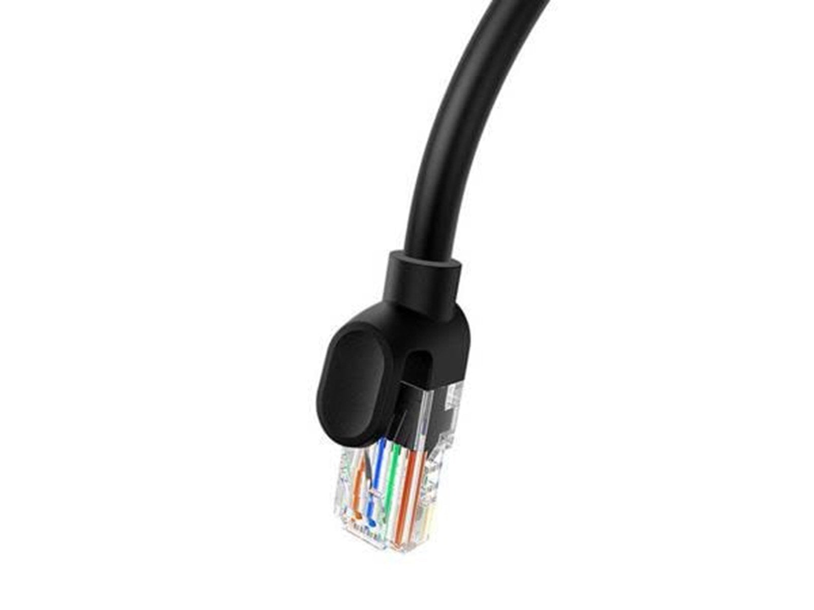 Baseus Ethernet CAT5 1.5m network cable (black) - Schwarz - 1.5 meter
